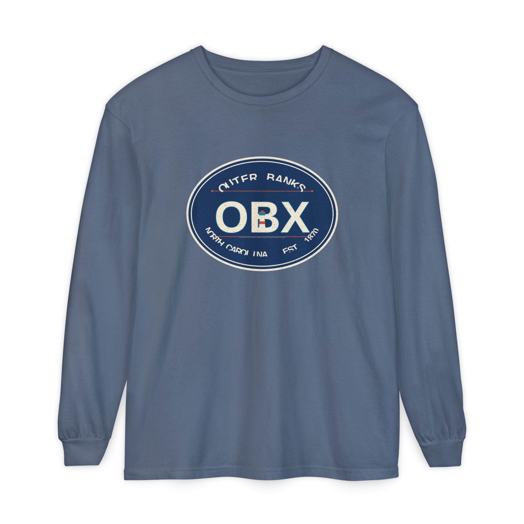 Outer Banks OBX Long Sleeve Tee | Vintage North Carolina Beach Shirt