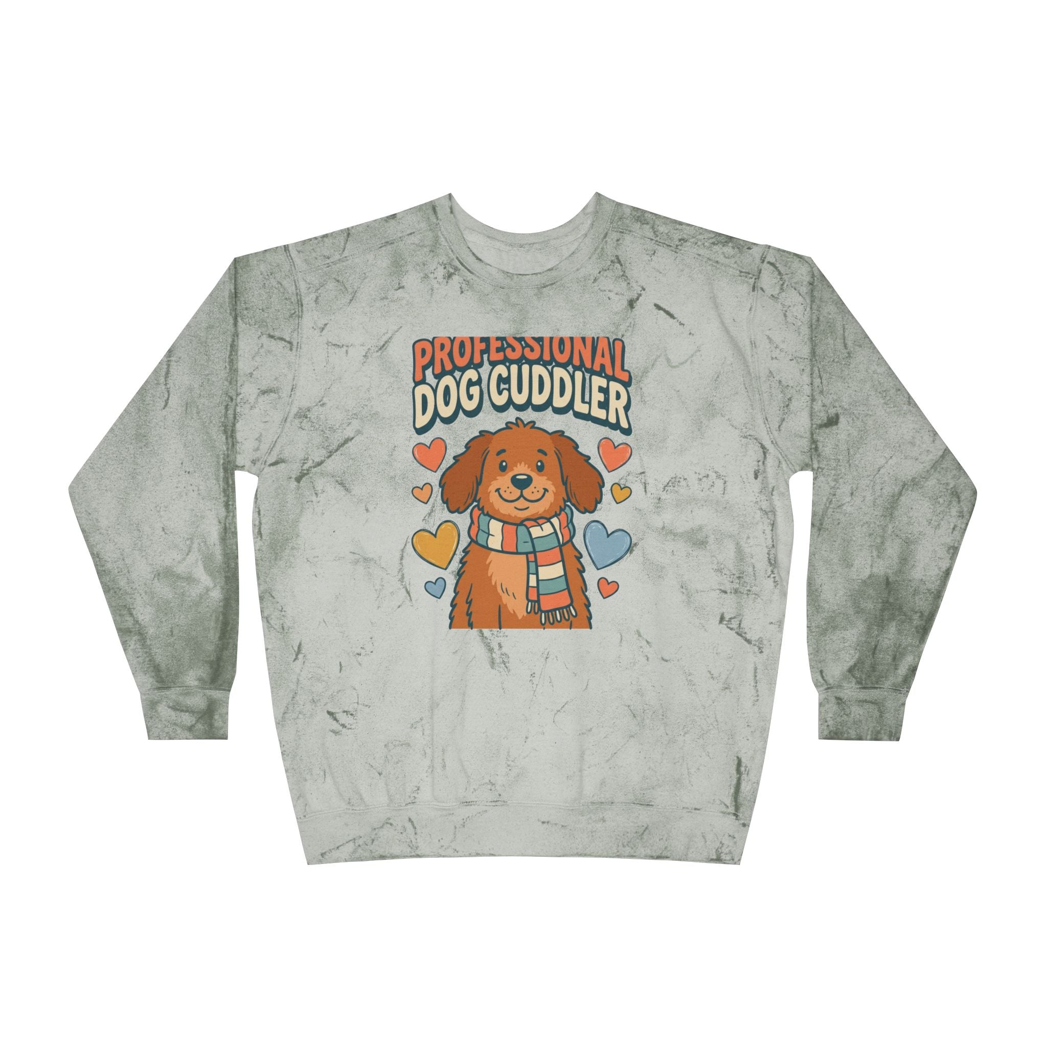 Professional Dog Cuddler Crewneck | Dog Mom Comfort Colors Sweatshirt