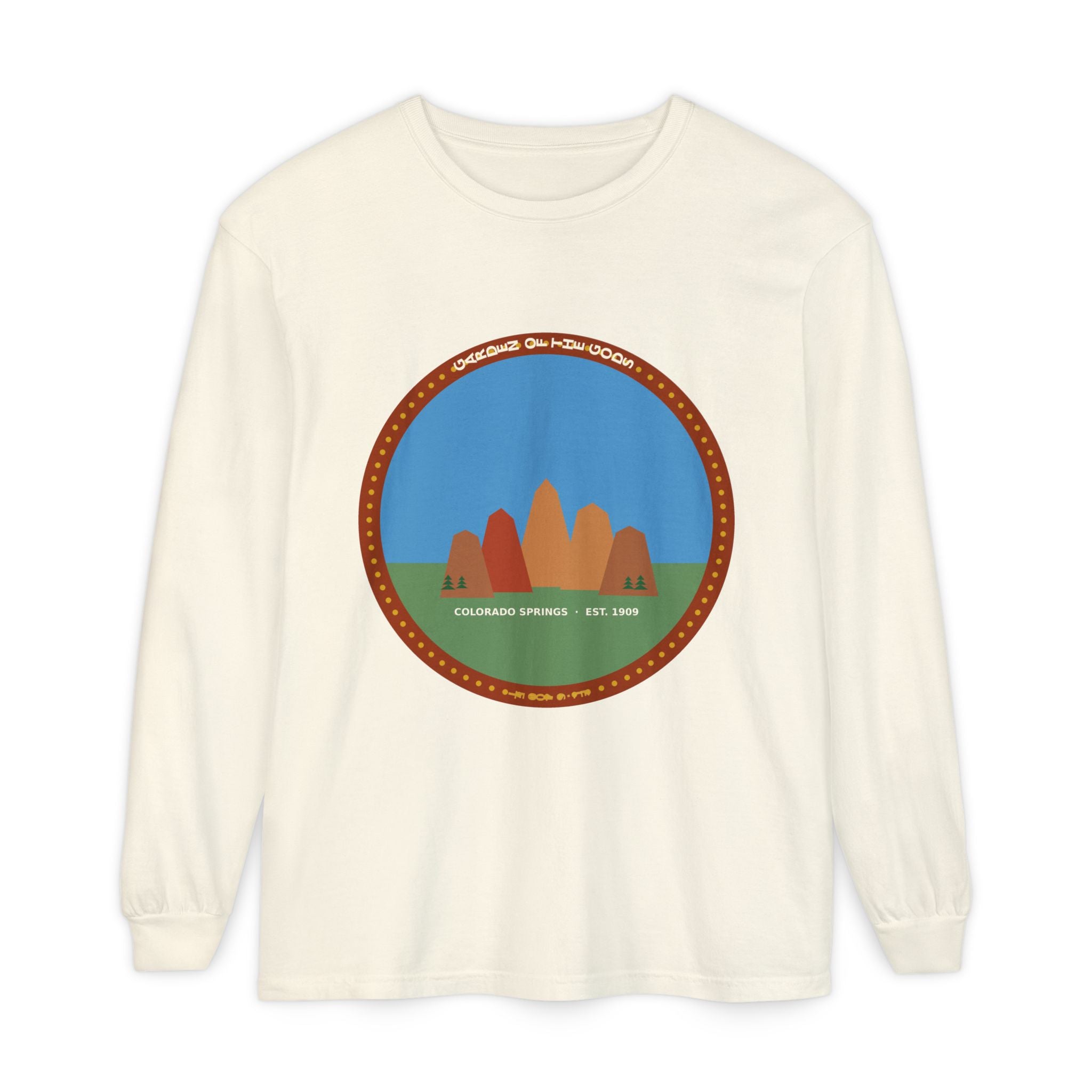 Garden of the Gods Colorado Badge Long Sleeve