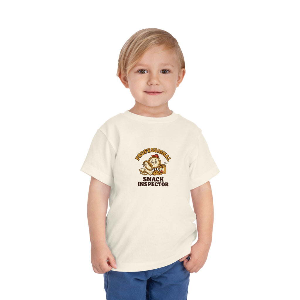 Professional Snack Inspector Toddler Shirt Funny Snack Tee