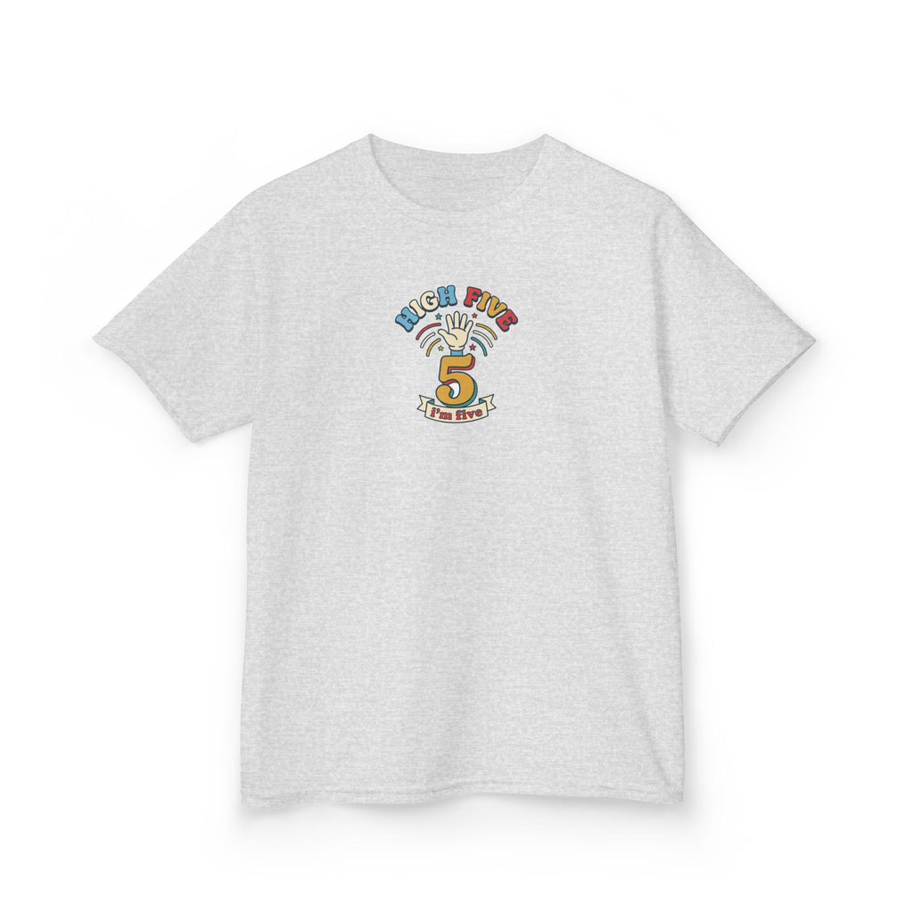High Five I'm Five Birthday Shirt 5th Birthday Kids Tee