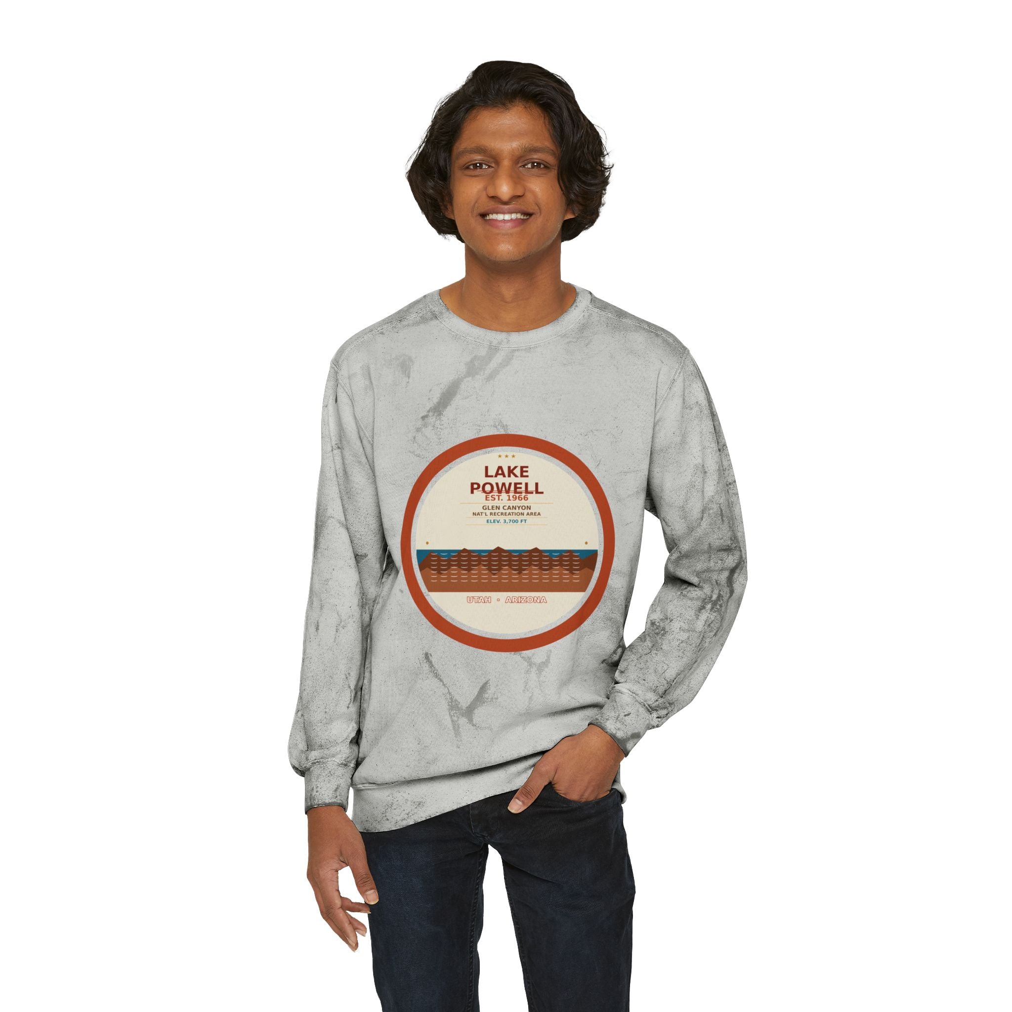 Lake Powell Desert Badge Crewneck | Comfort Colors 1466