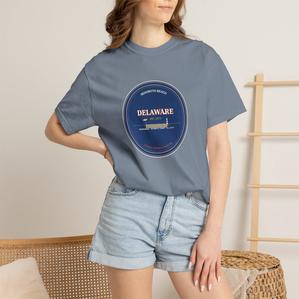 Rehoboth Beach Delaware Tee | Nation's Summer Capital Vintage Badge