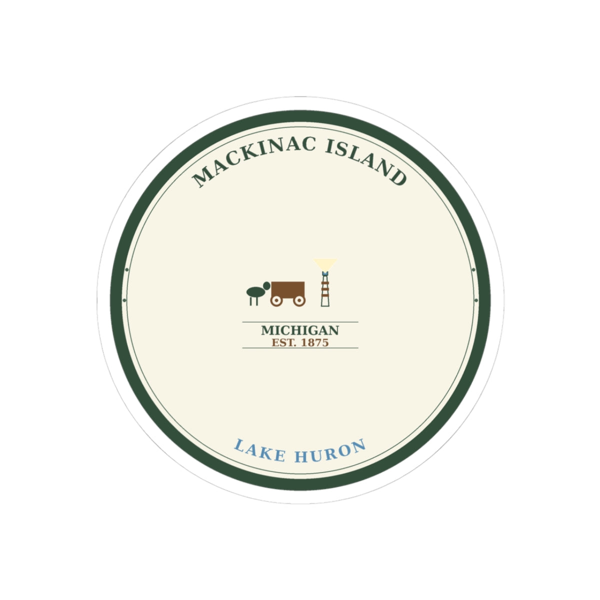 Mackinac Island Sticker