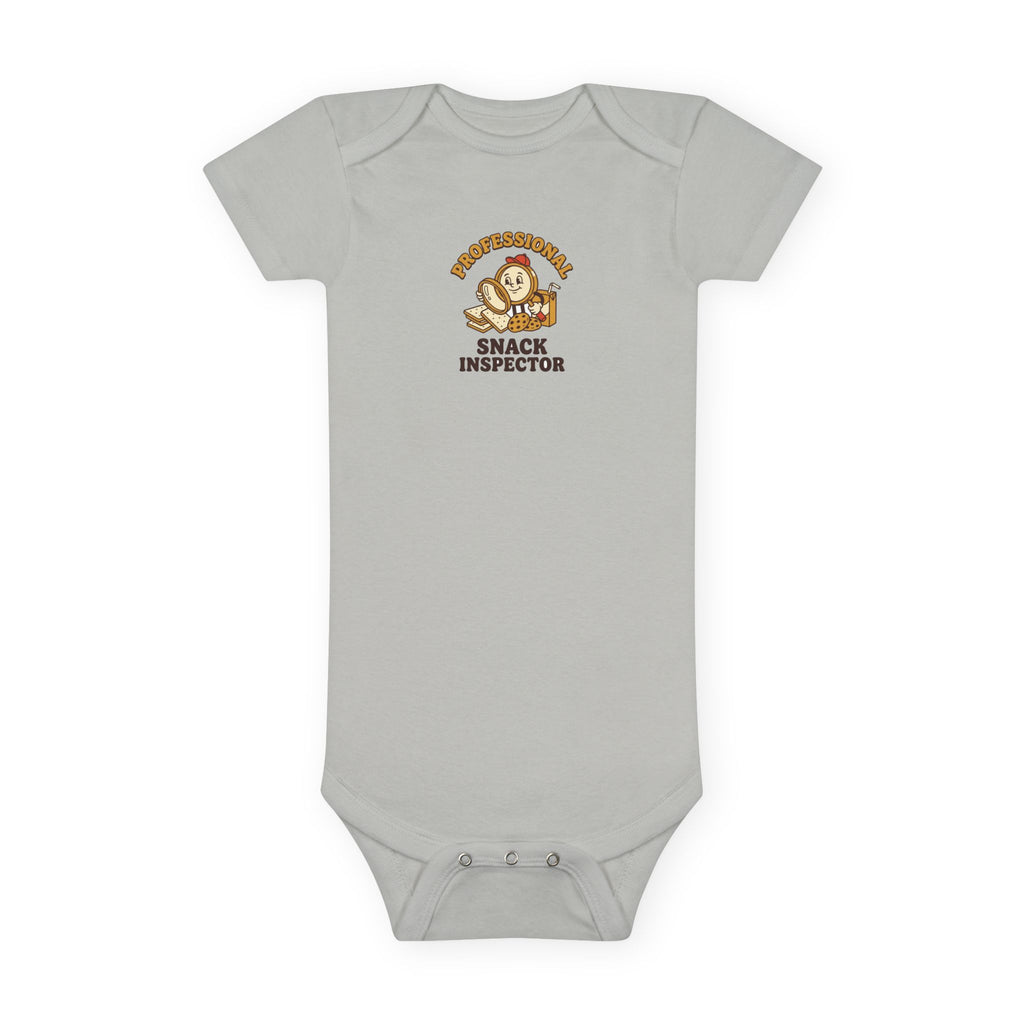 Professional Snack Inspector Baby Bodysuit Funny Snack Gift
