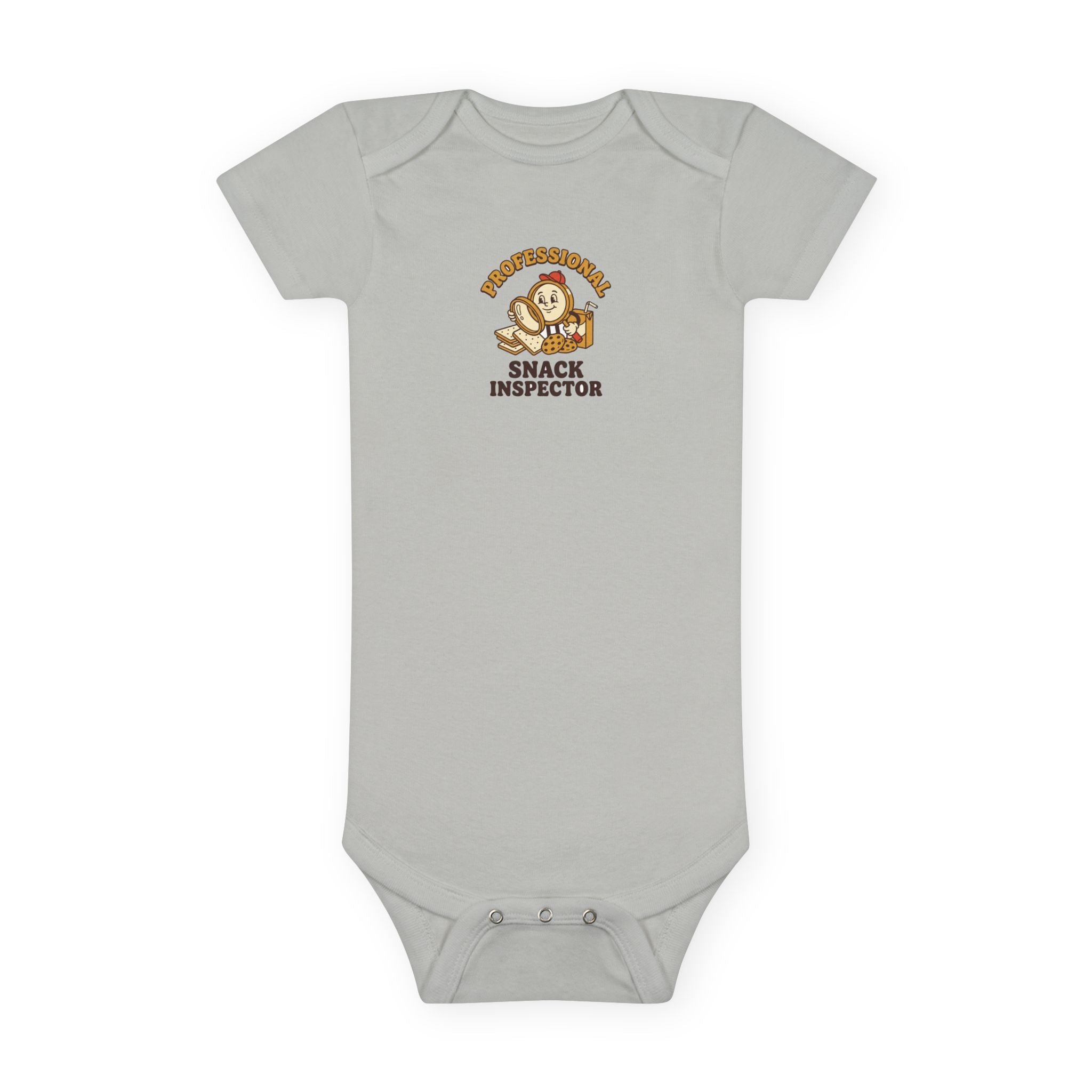 Professional Snack Inspector Baby Bodysuit Funny Snack Gift