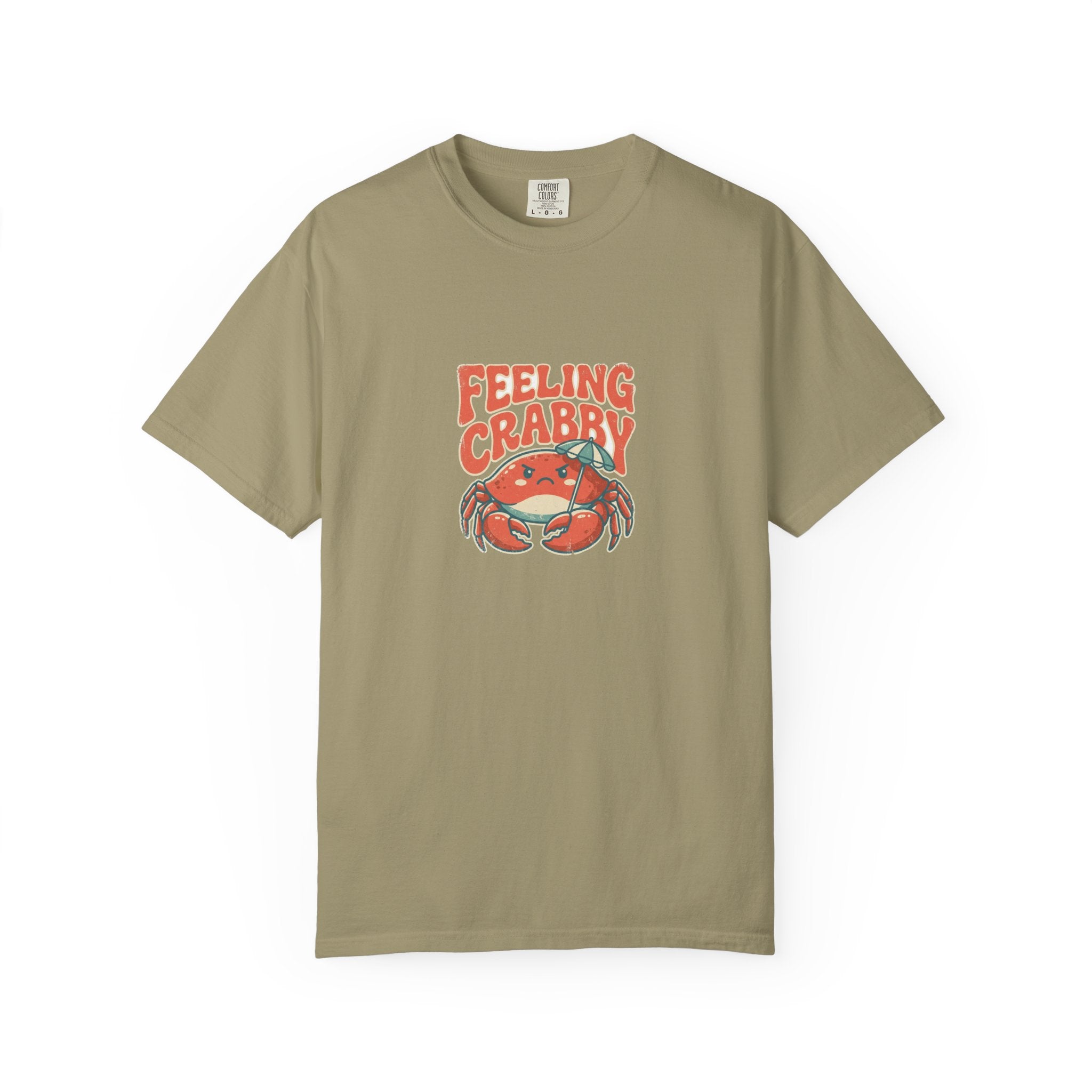 Feeling Crabby Shirt | Funny Crab Tee Comfort Colors Summer Beach