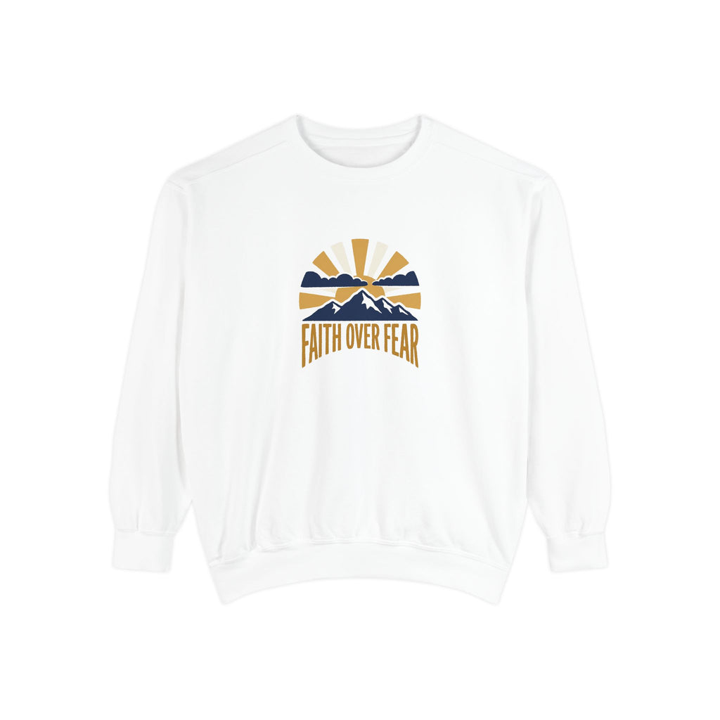 Faith Over Fear Crewneck Sweatshirt | Christian Inspirational