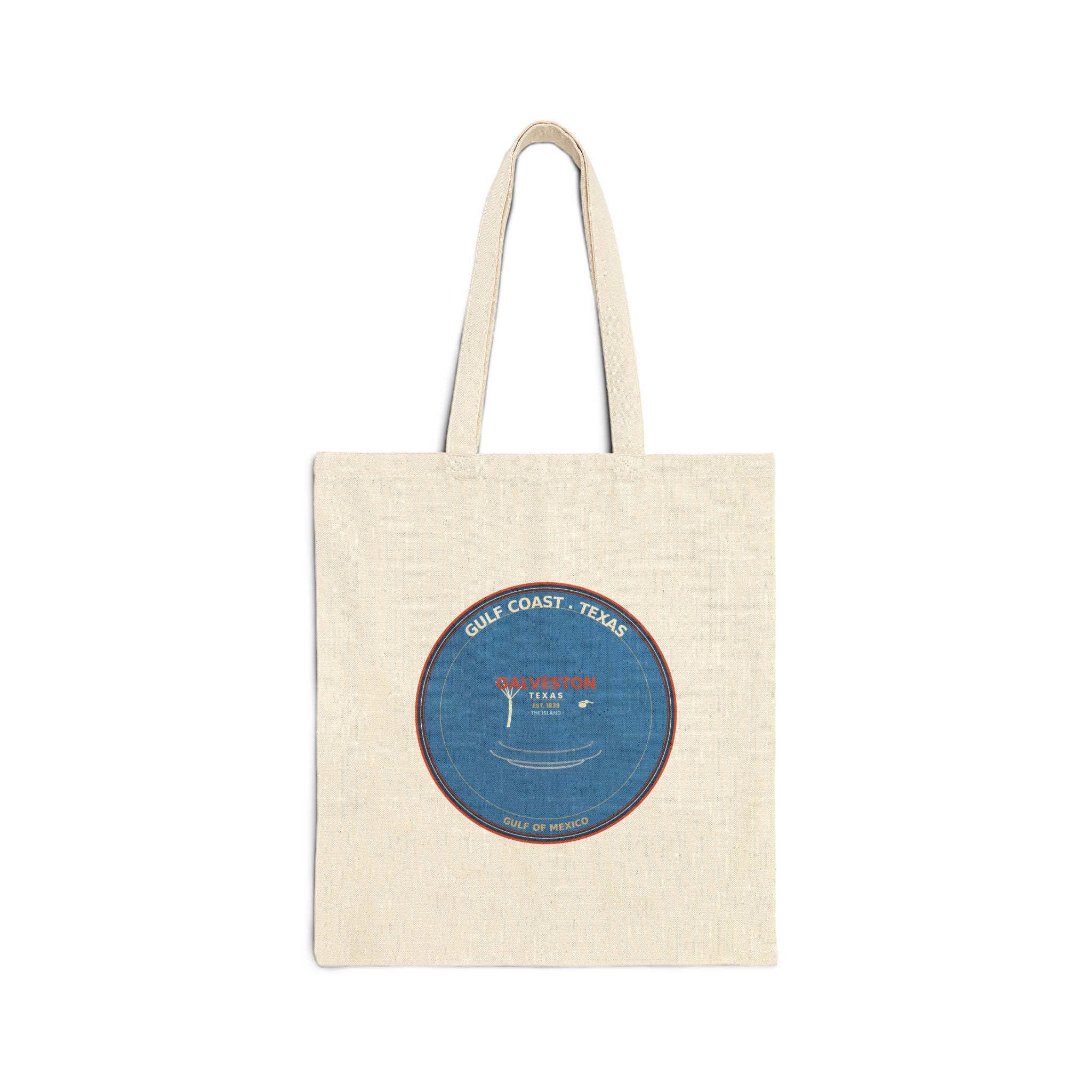 Galveston Texas Tote Bag | Gulf Coast Vintage Badge