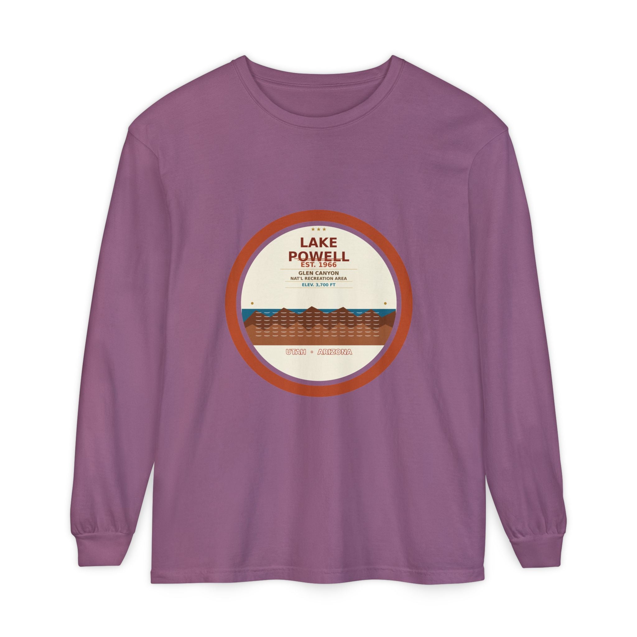 Lake Powell Desert Badge Long Sleeve | Comfort Colors 6014
