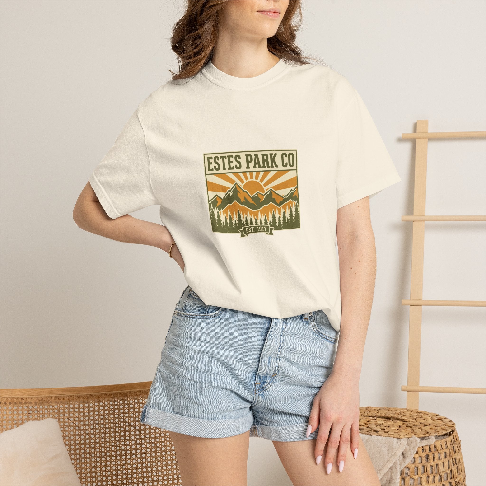 Estes Park CO Tee | Vintage EST. 1917 | Comfort Colors