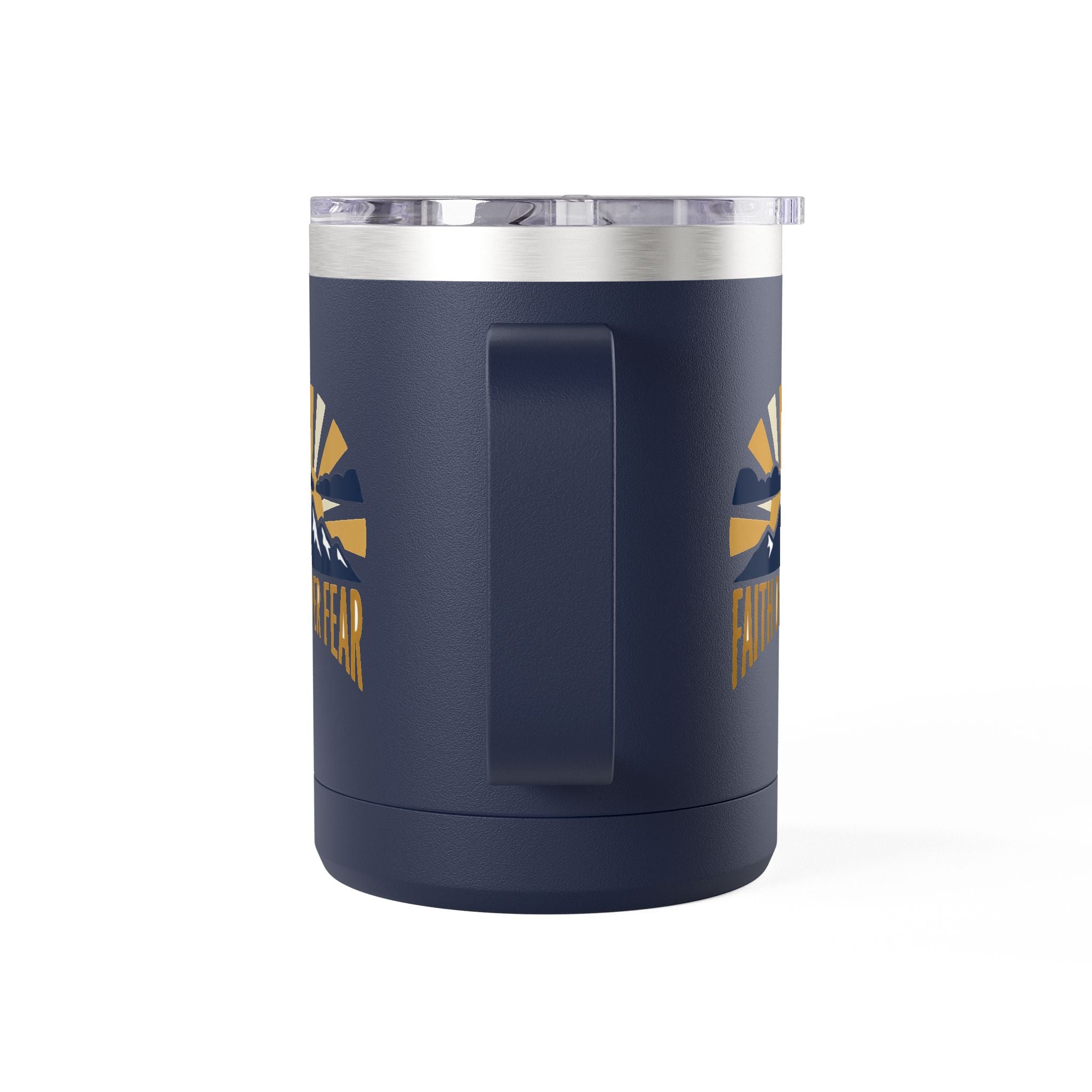 Faith Over Fear 15oz Tumbler | Inspirational Christian Gift