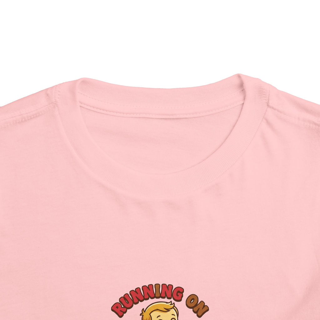 Running on Snacks and Giggles Toddler Shirt Funny Tee