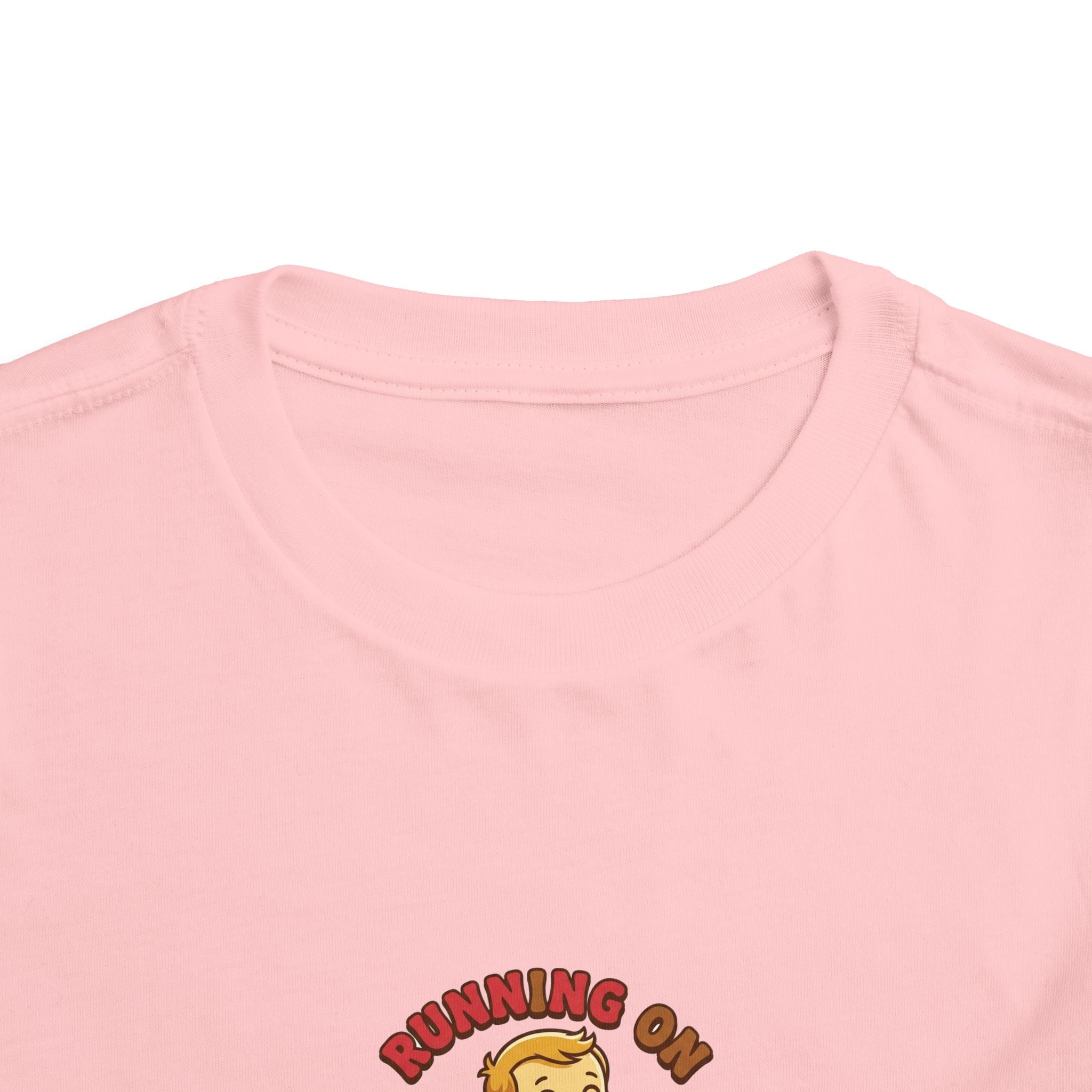 Running on Snacks and Giggles Toddler Shirt Funny Tee