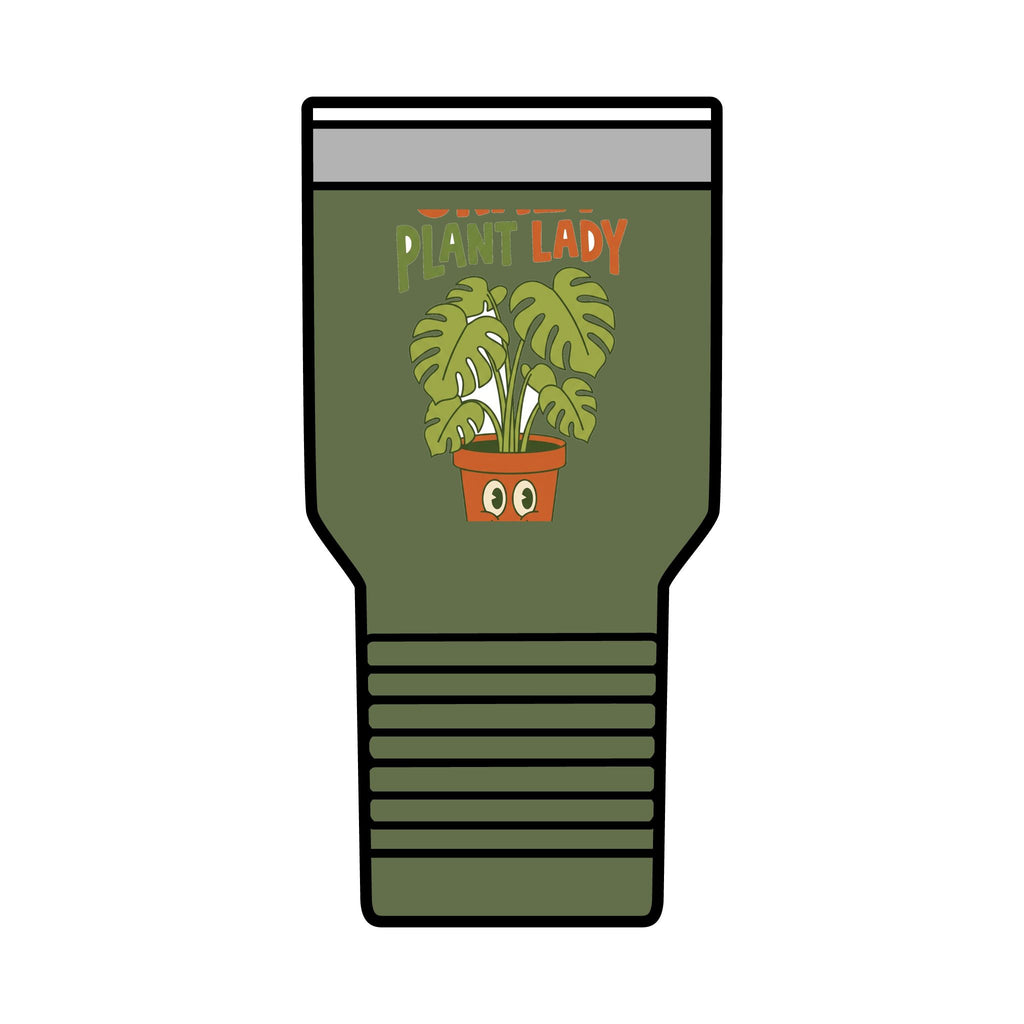 Crazy Plant Lady Tumbler | Plant Mom Tumbler 30oz