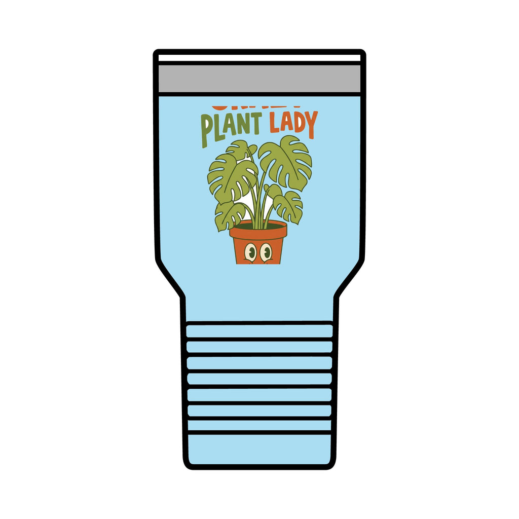 Crazy Plant Lady Tumbler | Plant Mom Tumbler 30oz