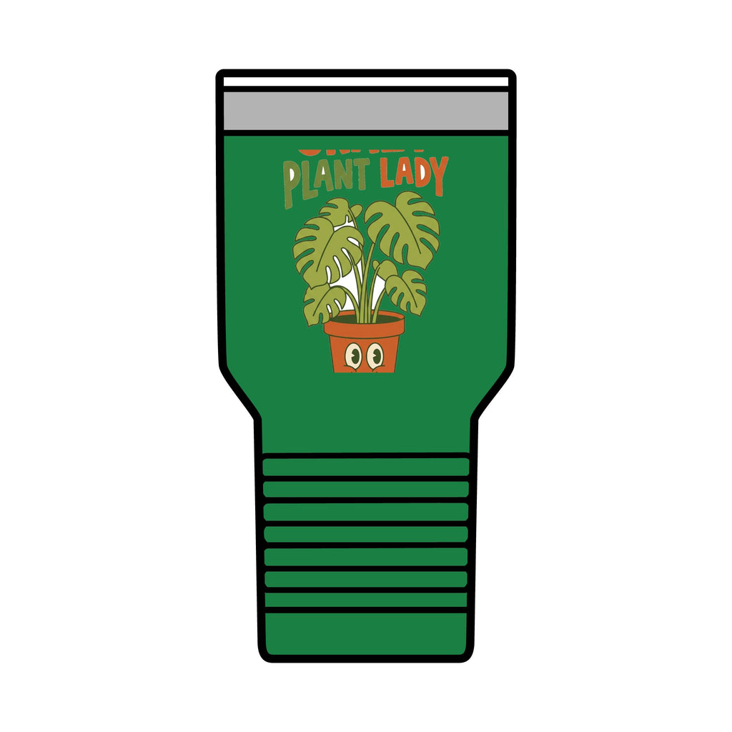 Crazy Plant Lady Tumbler | Plant Mom Tumbler 30oz