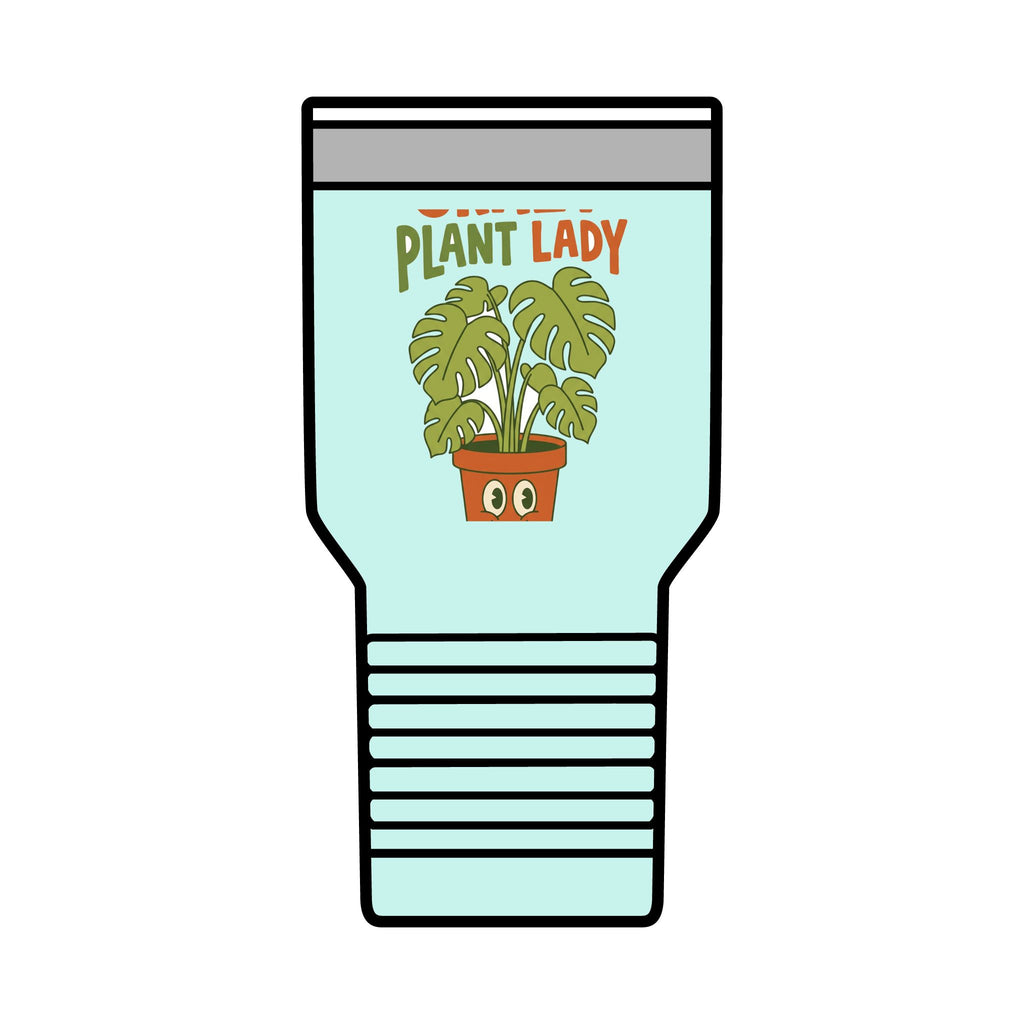 Crazy Plant Lady Tumbler | Plant Mom Tumbler 30oz