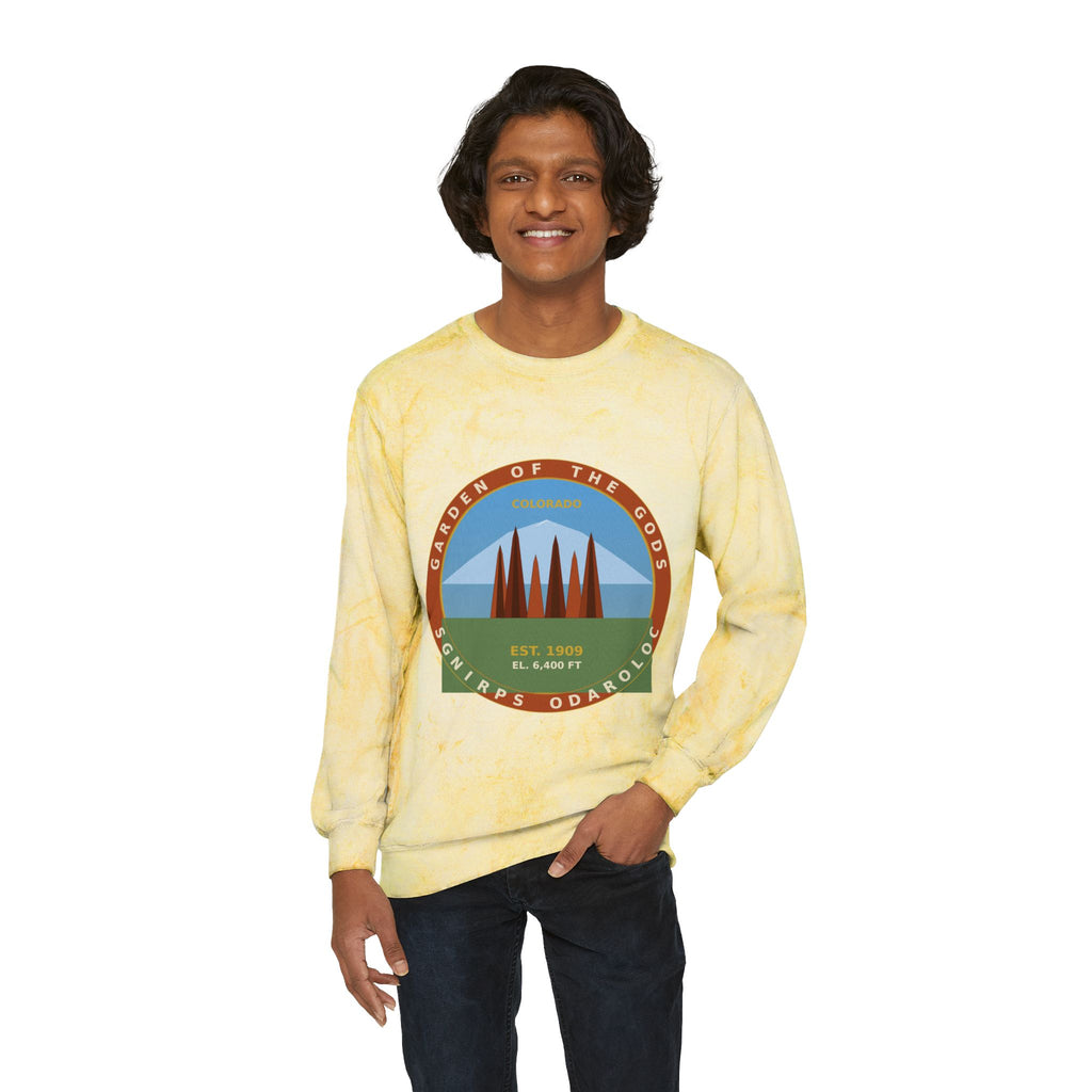 Garden of the Gods Colorado Badge Crewneck Sweatshirt
