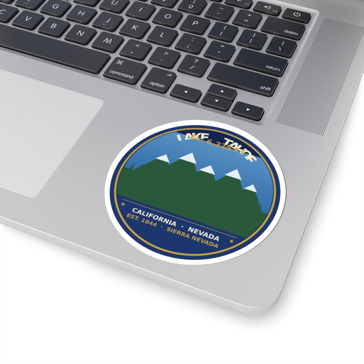 Lake Tahoe Alpine Badge Sticker | 4" Kiss-Cut