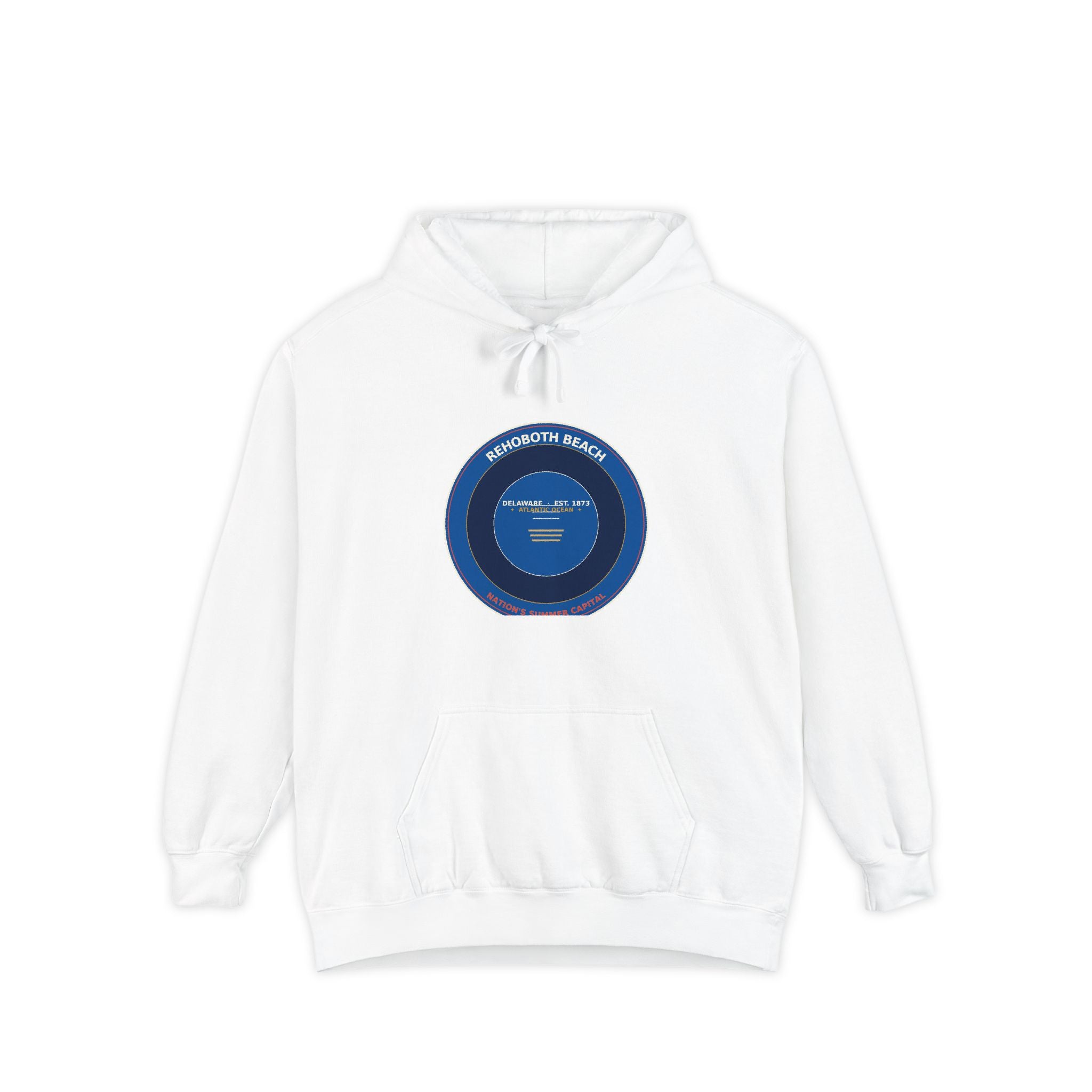 Rehoboth Beach Delaware Hoodie | Vintage Boardwalk Badge