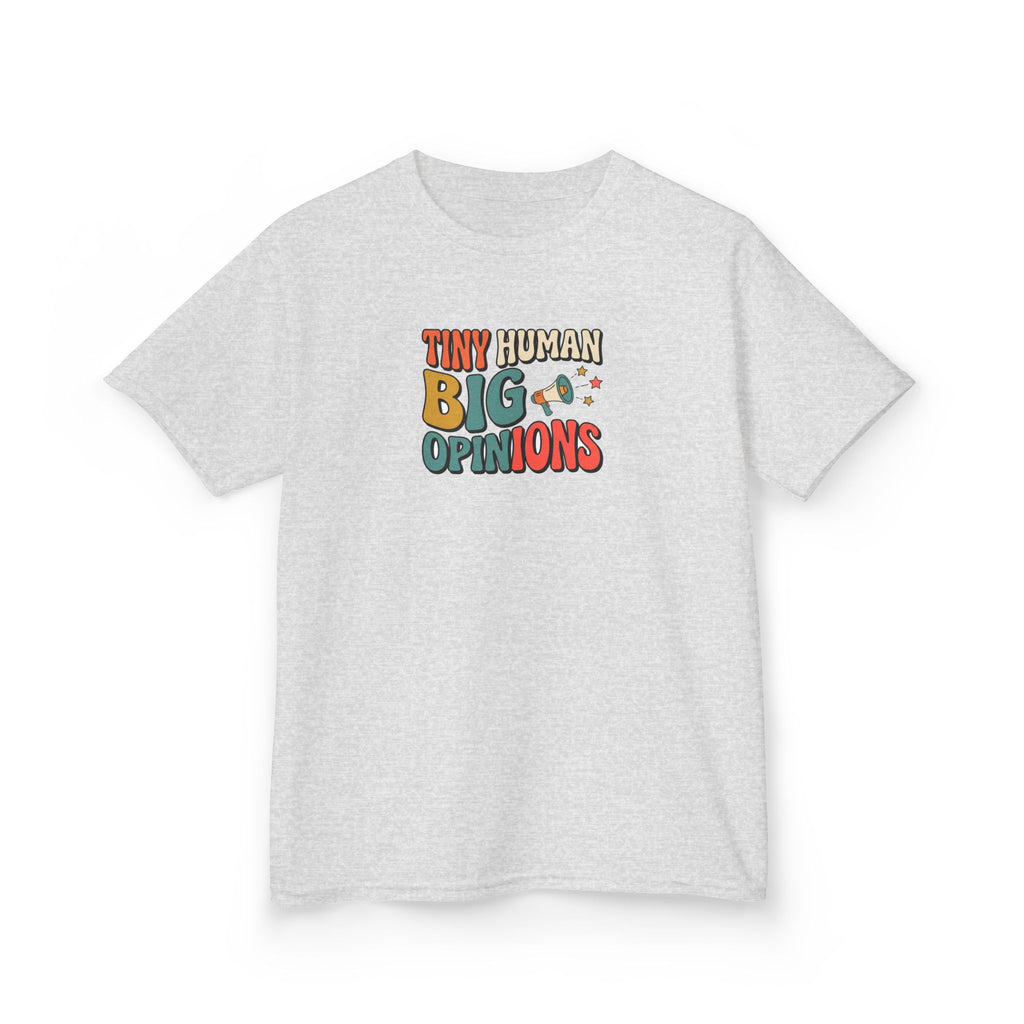 Tiny Human Big Opinions Shirt Funny Toddler Kids Tee