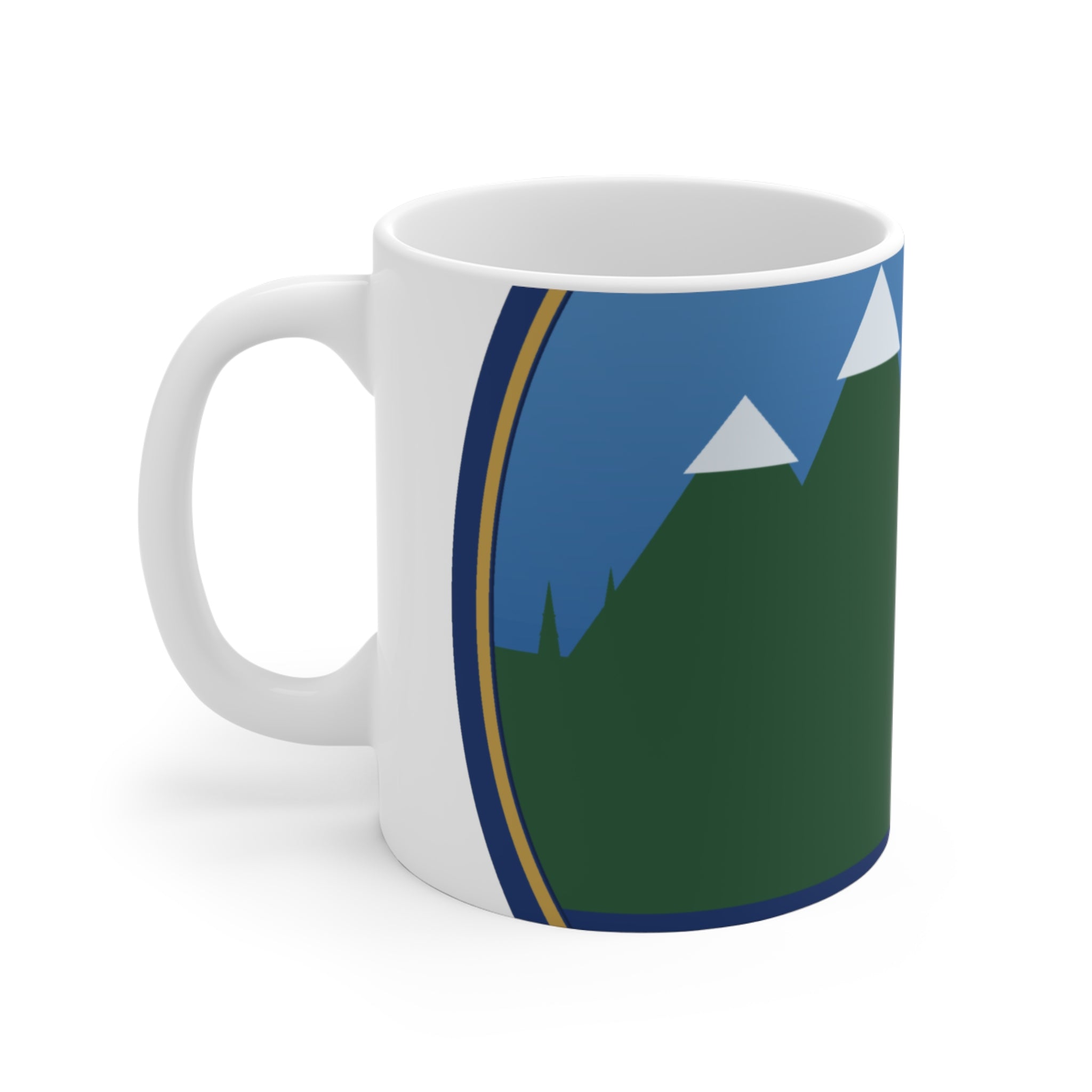 Lake Tahoe Alpine Badge Mug | 11oz Ceramic