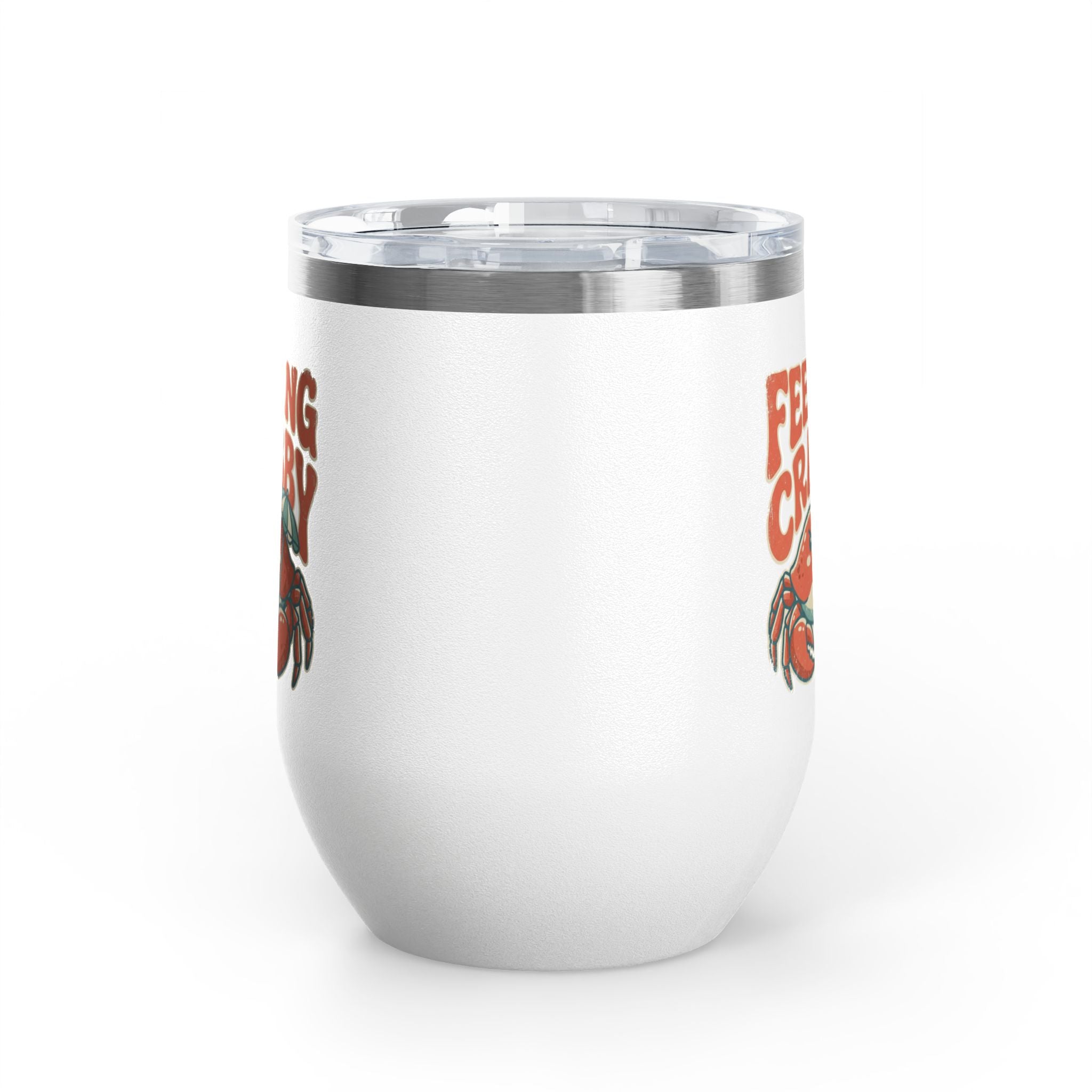 Feeling Crabby 12oz Slim Tumbler | Crab Beach Drinkware