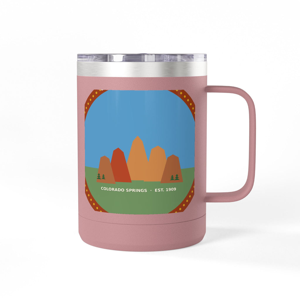 Garden of the Gods Colorado Badge 15oz Tumbler