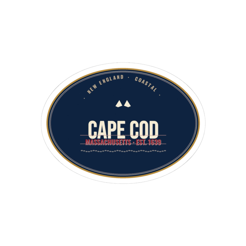 Cape Cod Sticker | New England Coastal Badge | Est. 1639