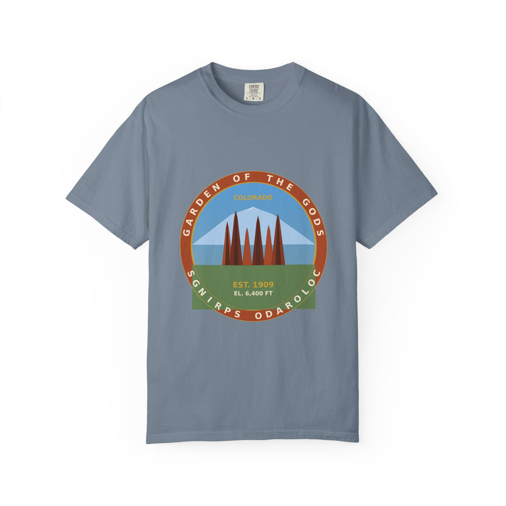Garden of the Gods Colorado Badge T-Shirt