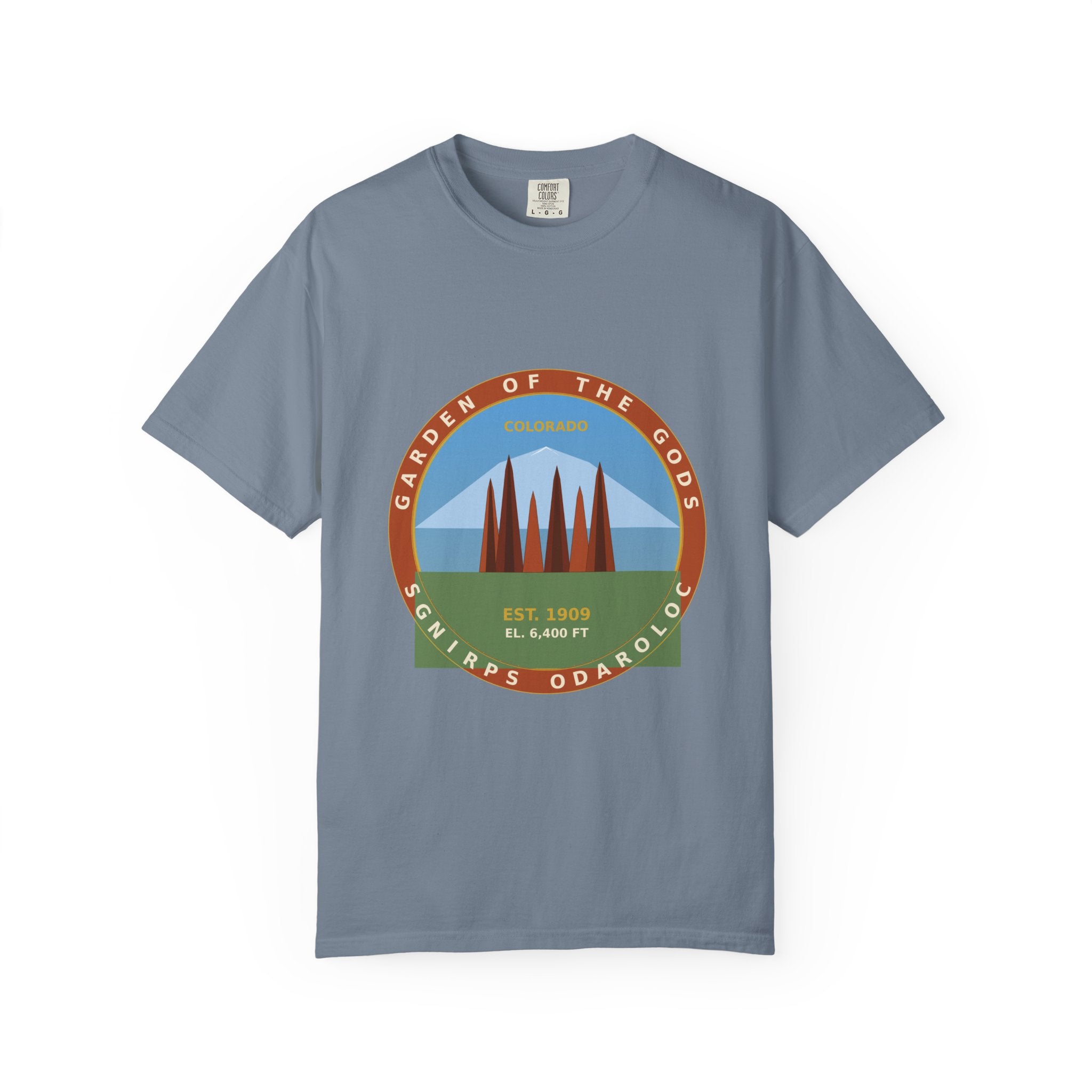 Garden of the Gods Colorado Badge T-Shirt