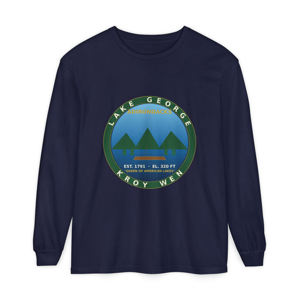 Lake George Adirondacks Badge Long Sleeve