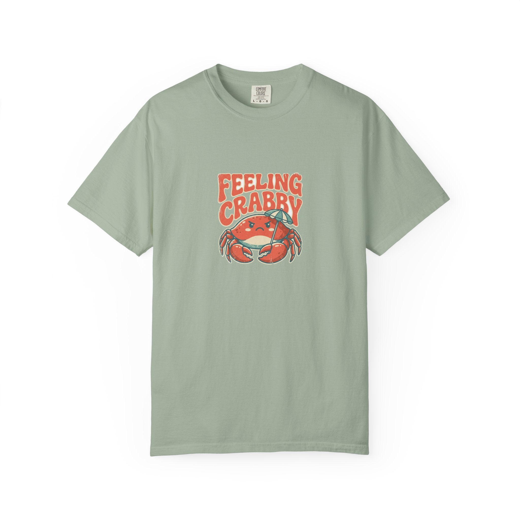 Feeling Crabby Shirt | Funny Crab Tee Comfort Colors Summer Beach