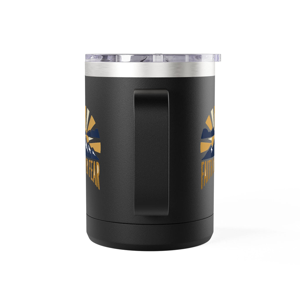 Faith Over Fear 15oz Tumbler | Inspirational Christian Gift