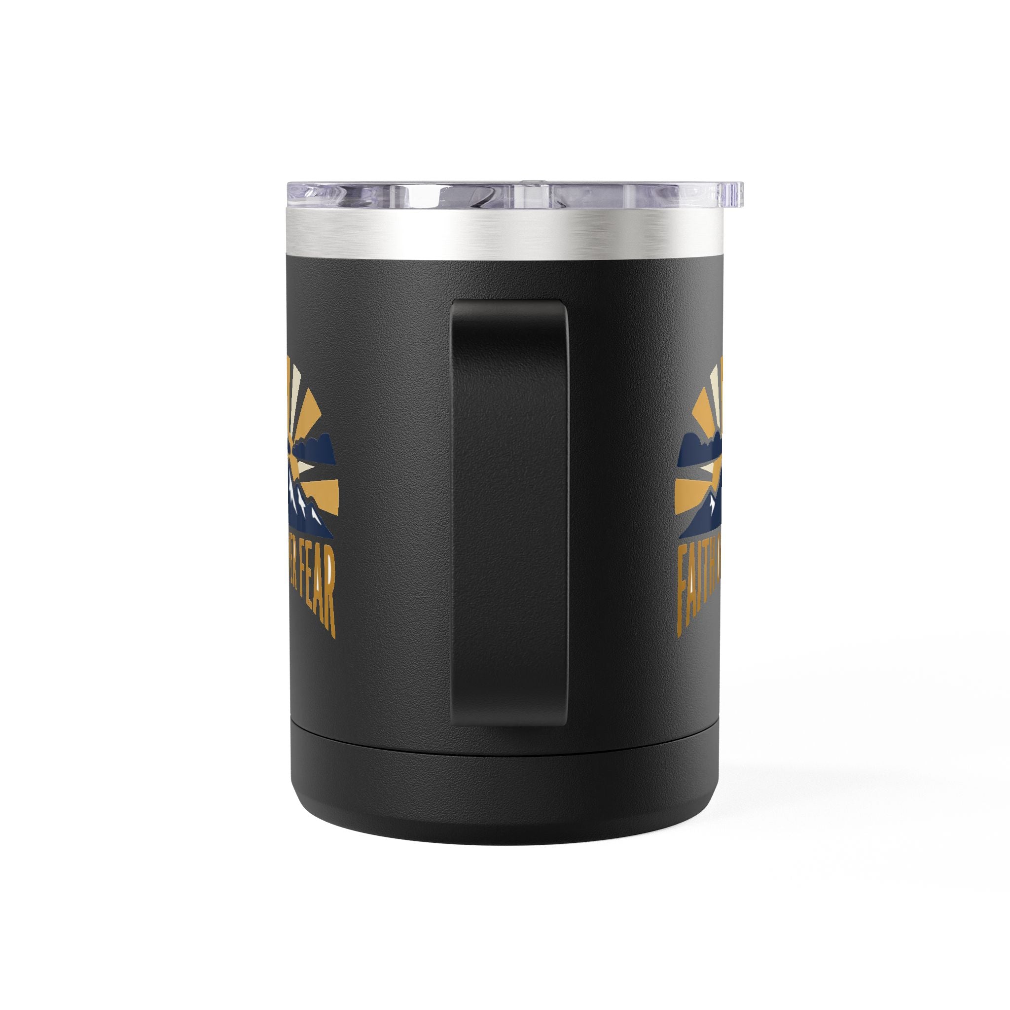 Faith Over Fear 15oz Tumbler | Inspirational Christian Gift