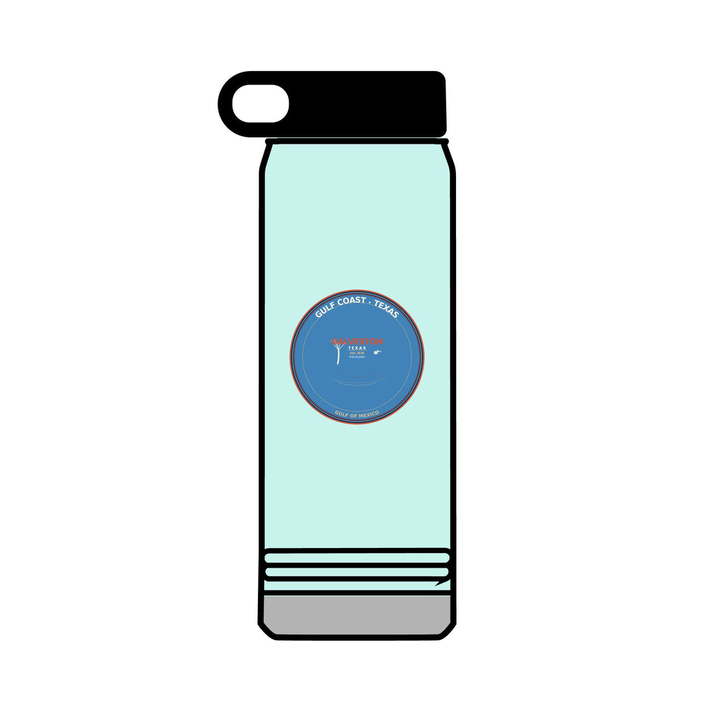 Galveston Texas Tumbler | Gulf Coast Vintage Badge | 32oz