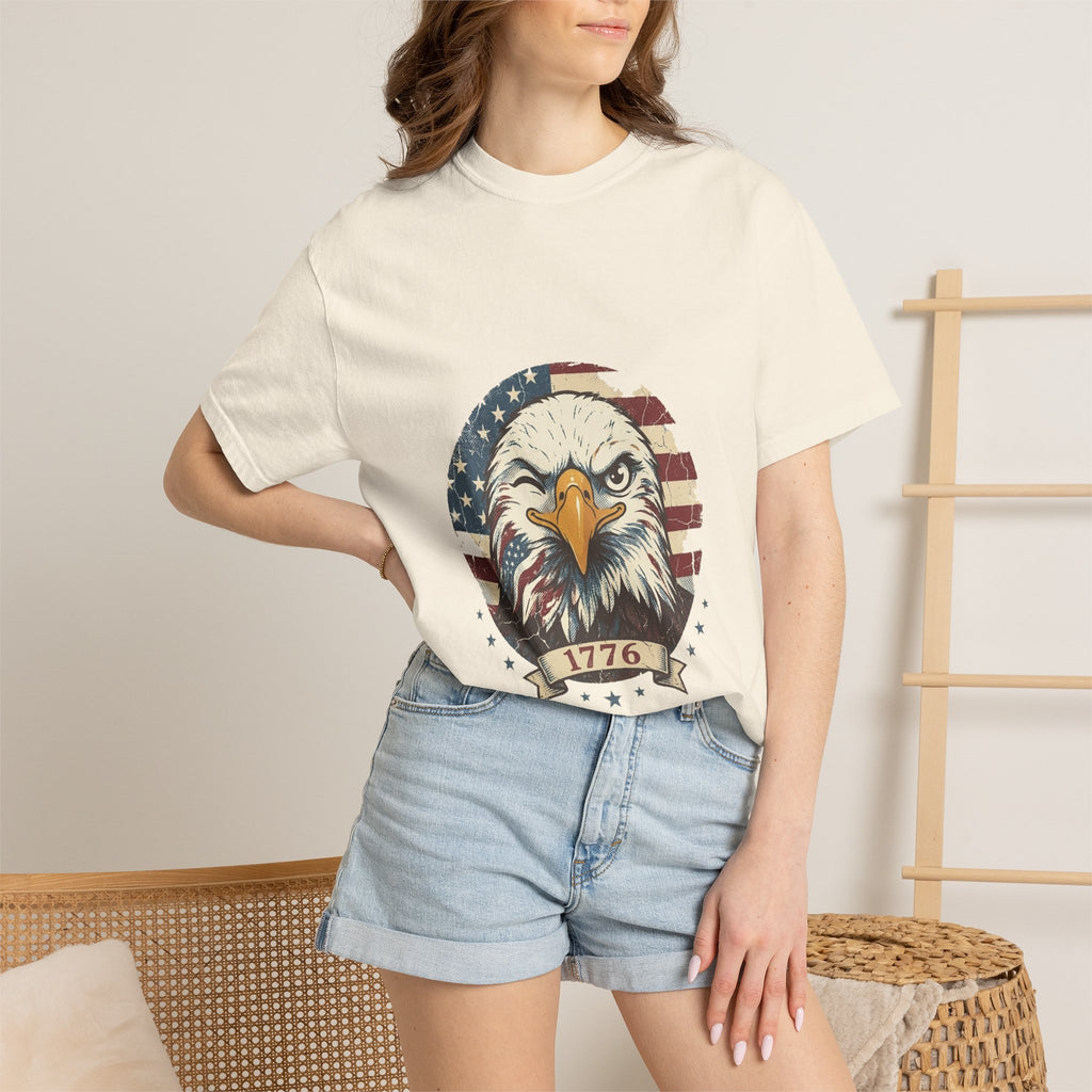 Winking 1776 Eagle Garment-Dyed Tee | Comfort Colors Retro | America 250