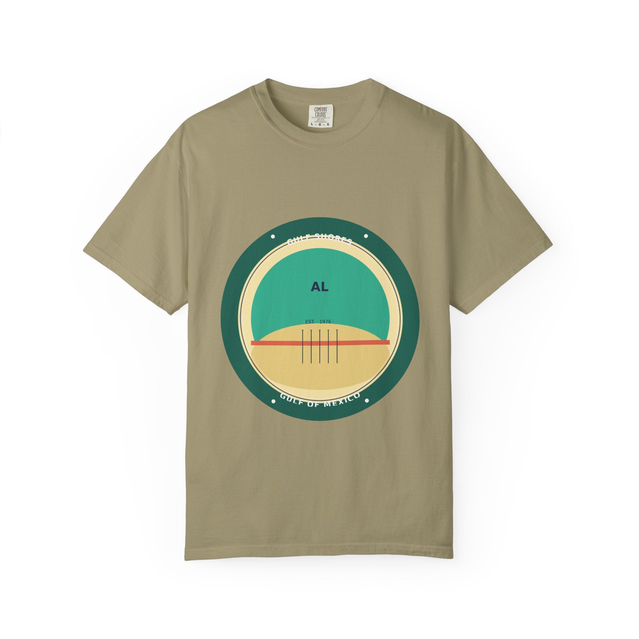 Gulf Shores Alabama Tee | Coastal Badge Art