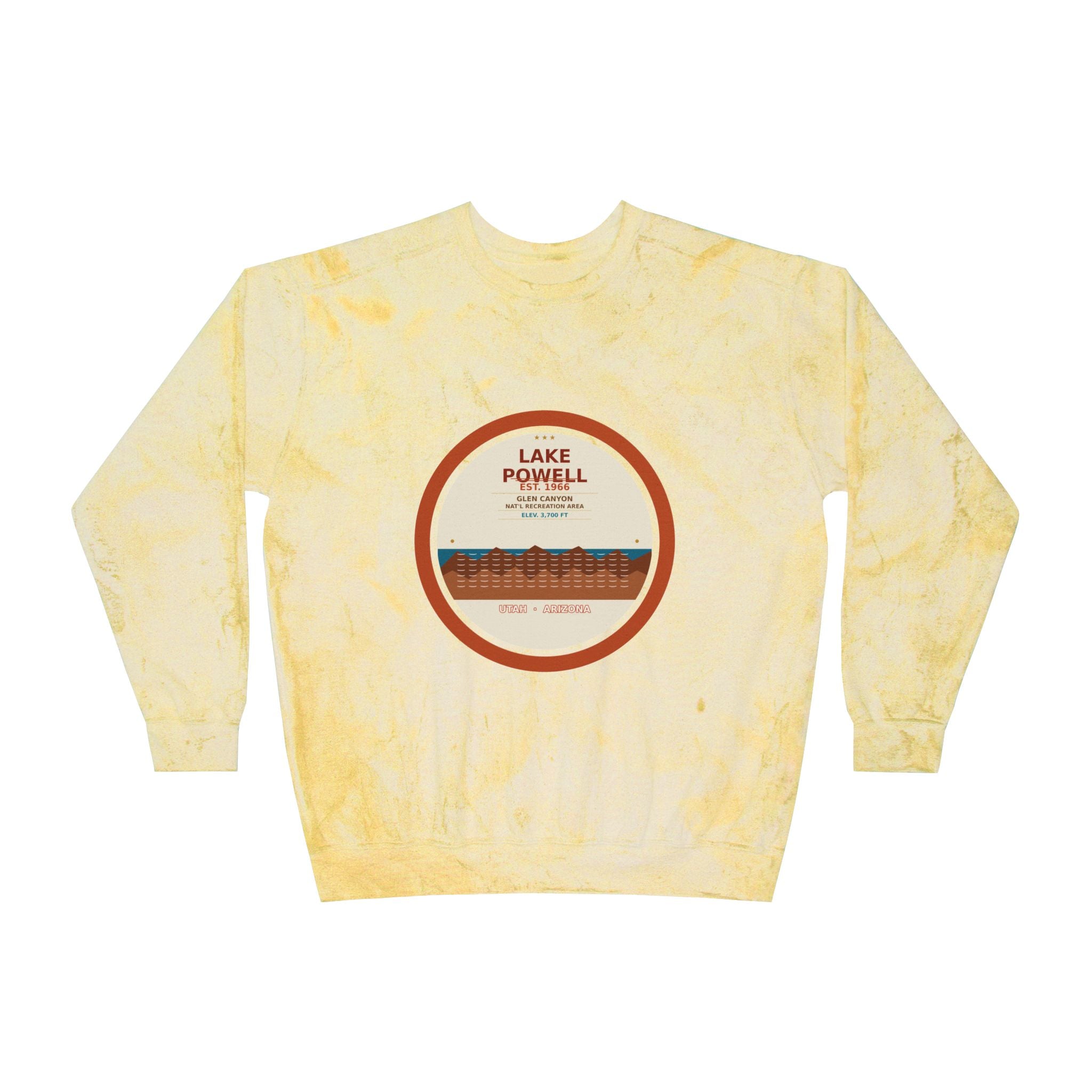 Lake Powell Desert Badge Crewneck | Comfort Colors 1466