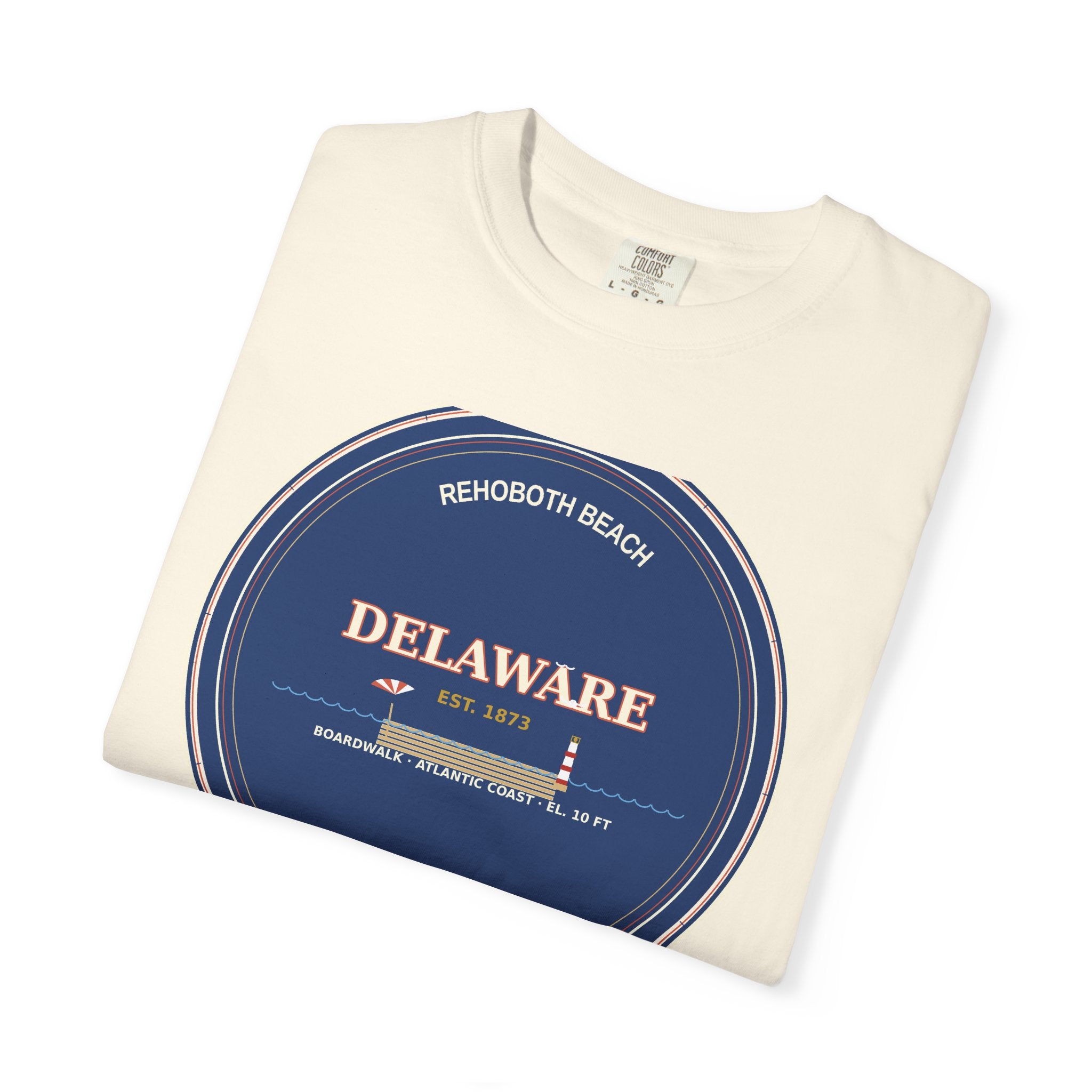 Rehoboth Beach Delaware Tee | Nation's Summer Capital Vintage Badge