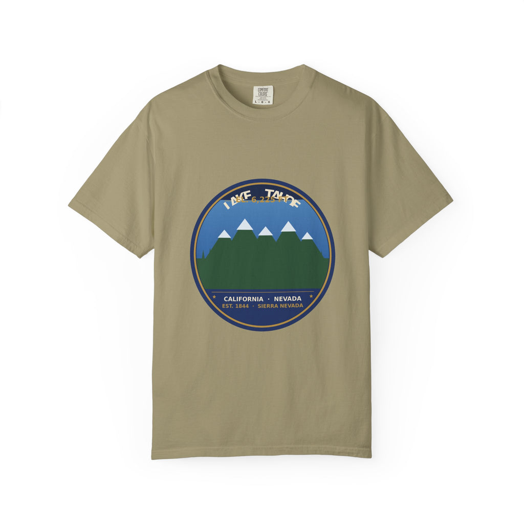 Lake Tahoe Alpine Badge Tee | Comfort Colors 1717
