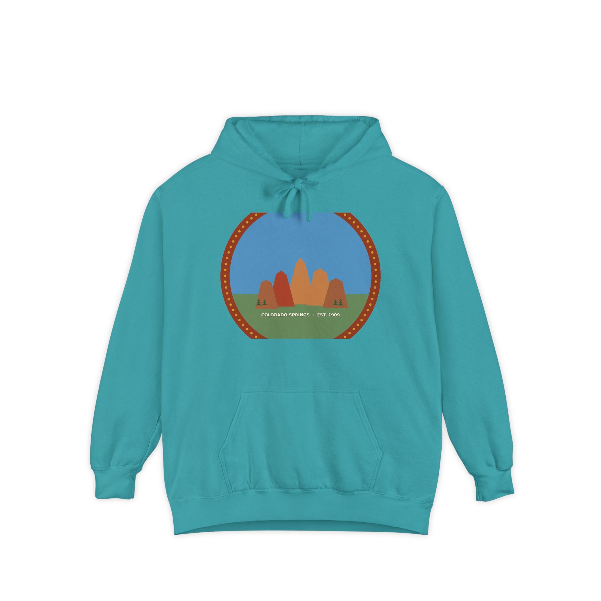 Garden of the Gods Colorado Badge Hoodie