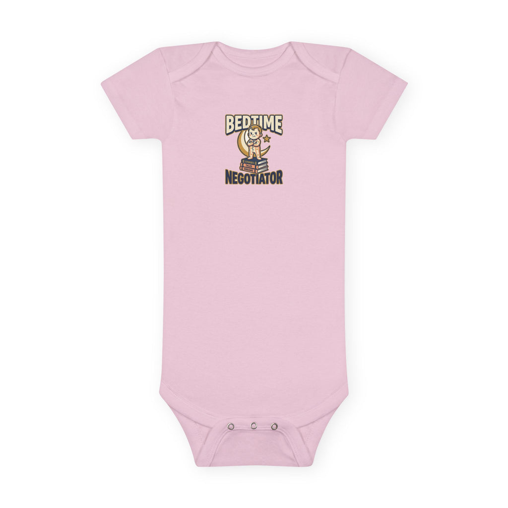 Bedtime Negotiator Baby Bodysuit Funny Bedtime Gift