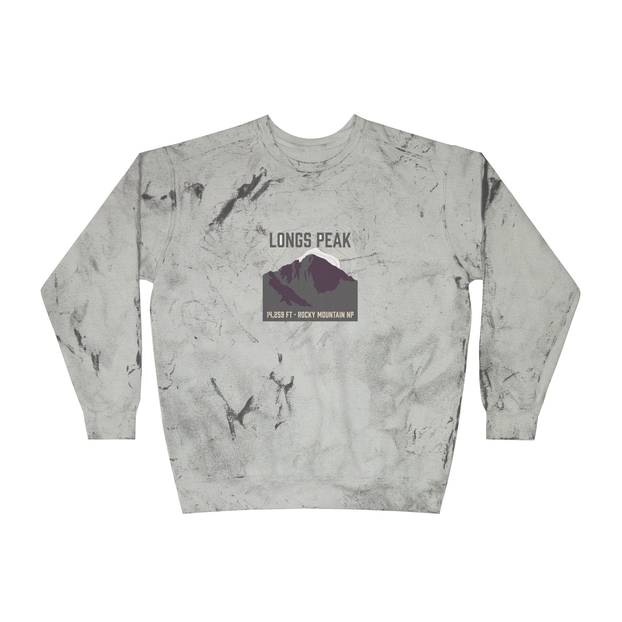 Longs Peak Crewneck Sweatshirt | 14,259 ft Colorado 14er