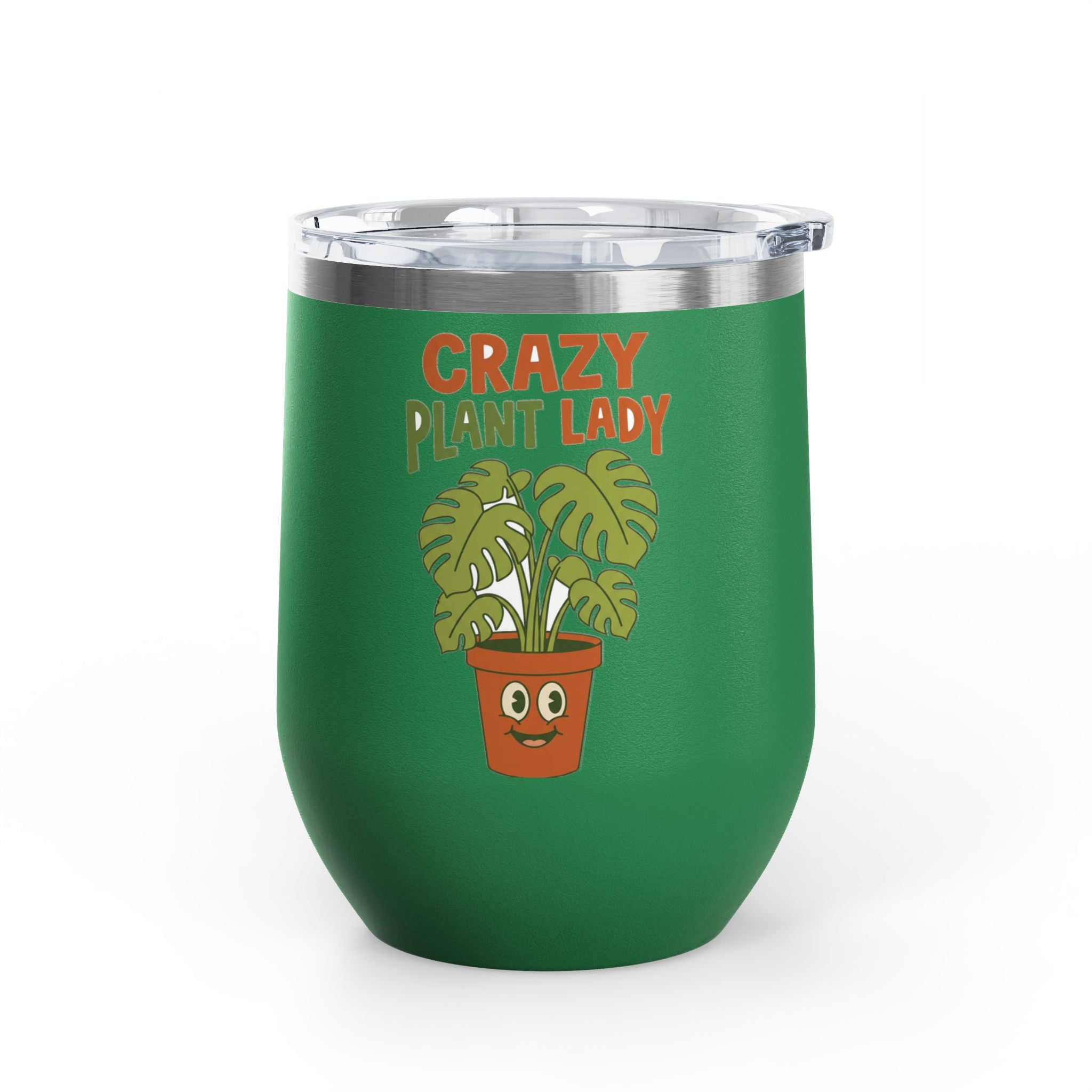 Crazy Plant Lady 12oz Tumbler | Plant Mom Drinkware