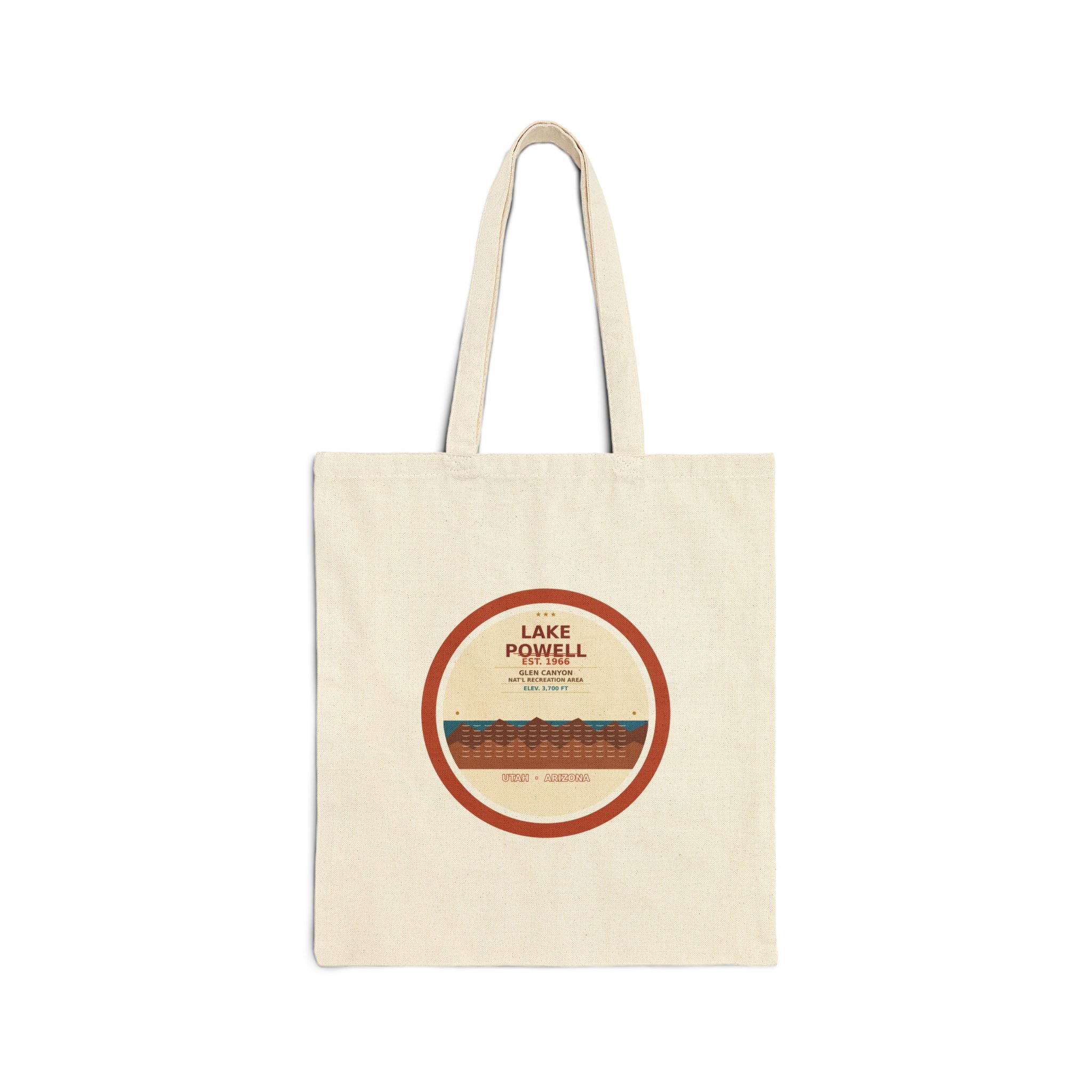 Lake Powell Desert Badge Tote Bag