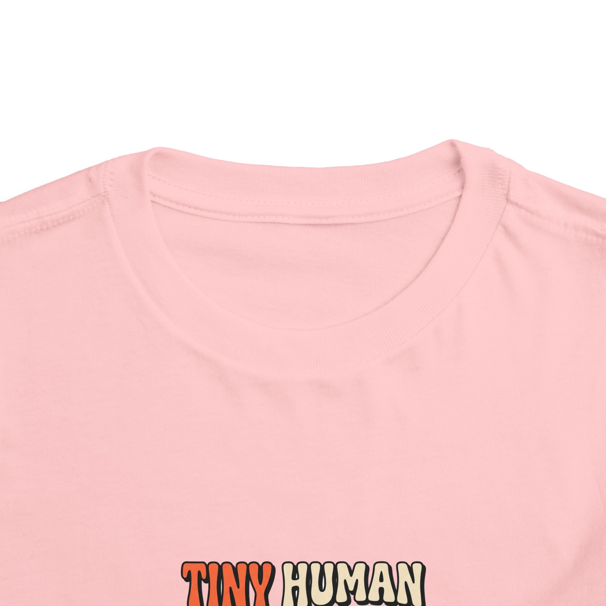 Tiny Human Big Opinions Toddler Shirt Funny Retro Tee