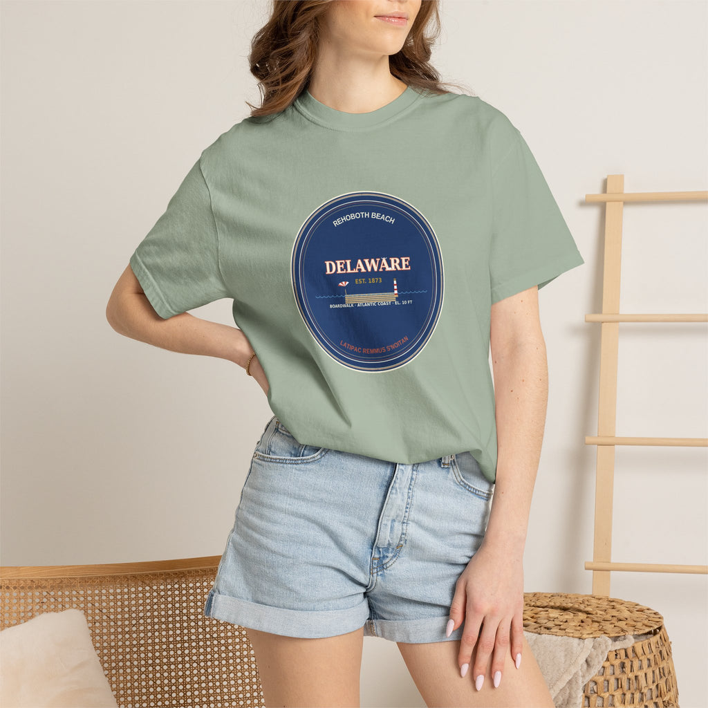 Rehoboth Beach Delaware Tee | Nation's Summer Capital Vintage Badge