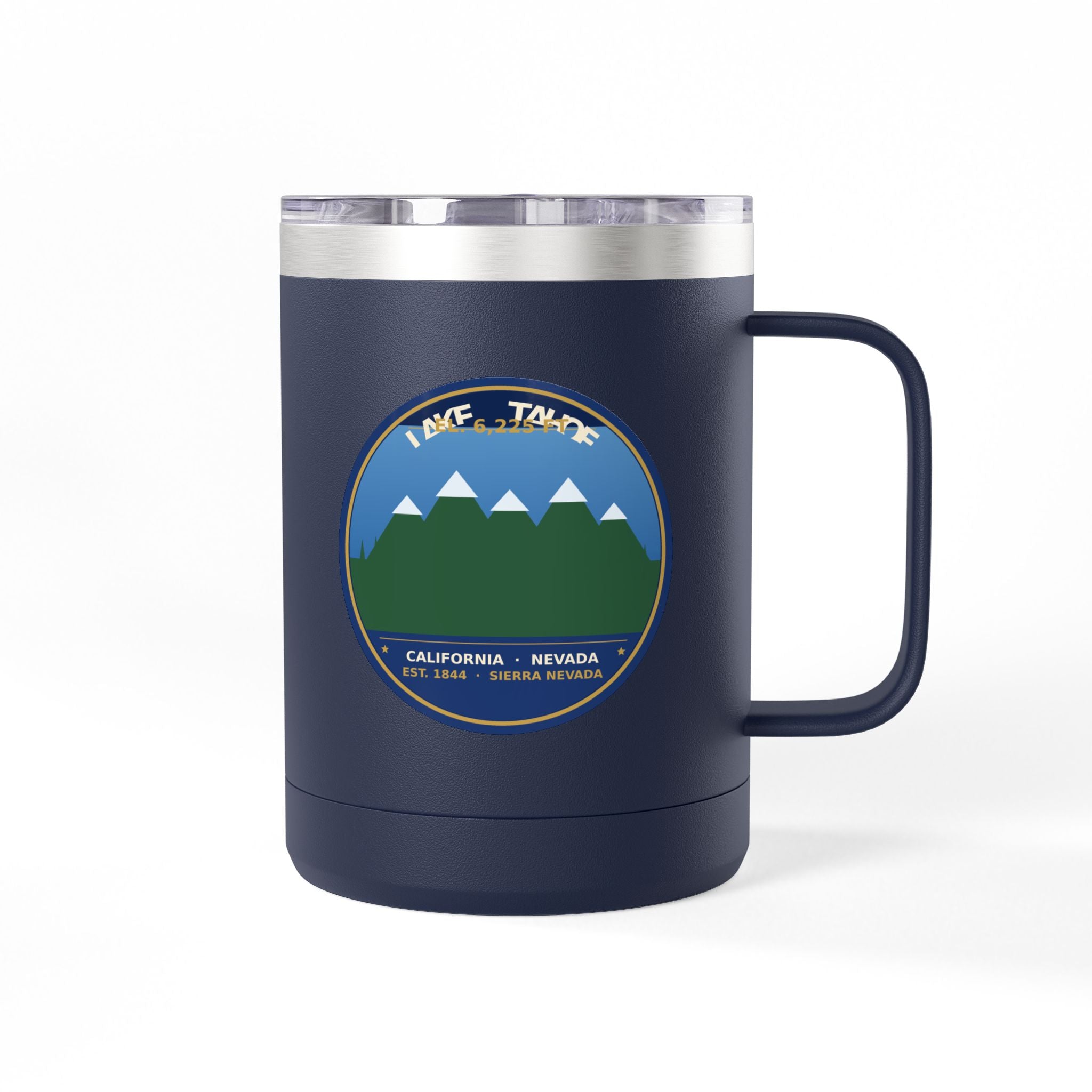 Lake Tahoe Alpine Badge 15oz Tumbler